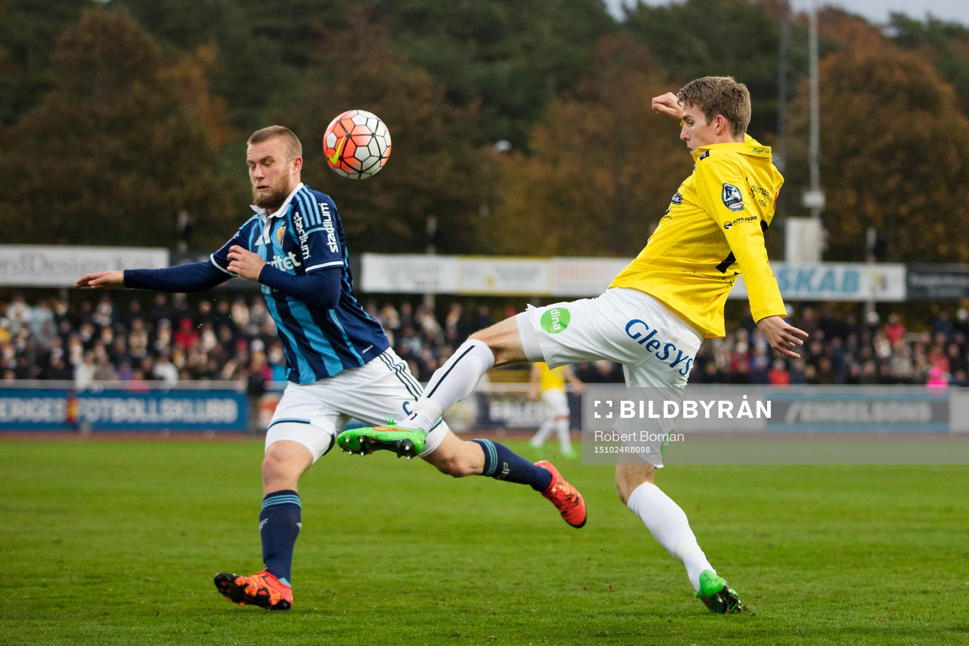 Djurgårdens Alexander Faltsetas och Falkenbergs Adam