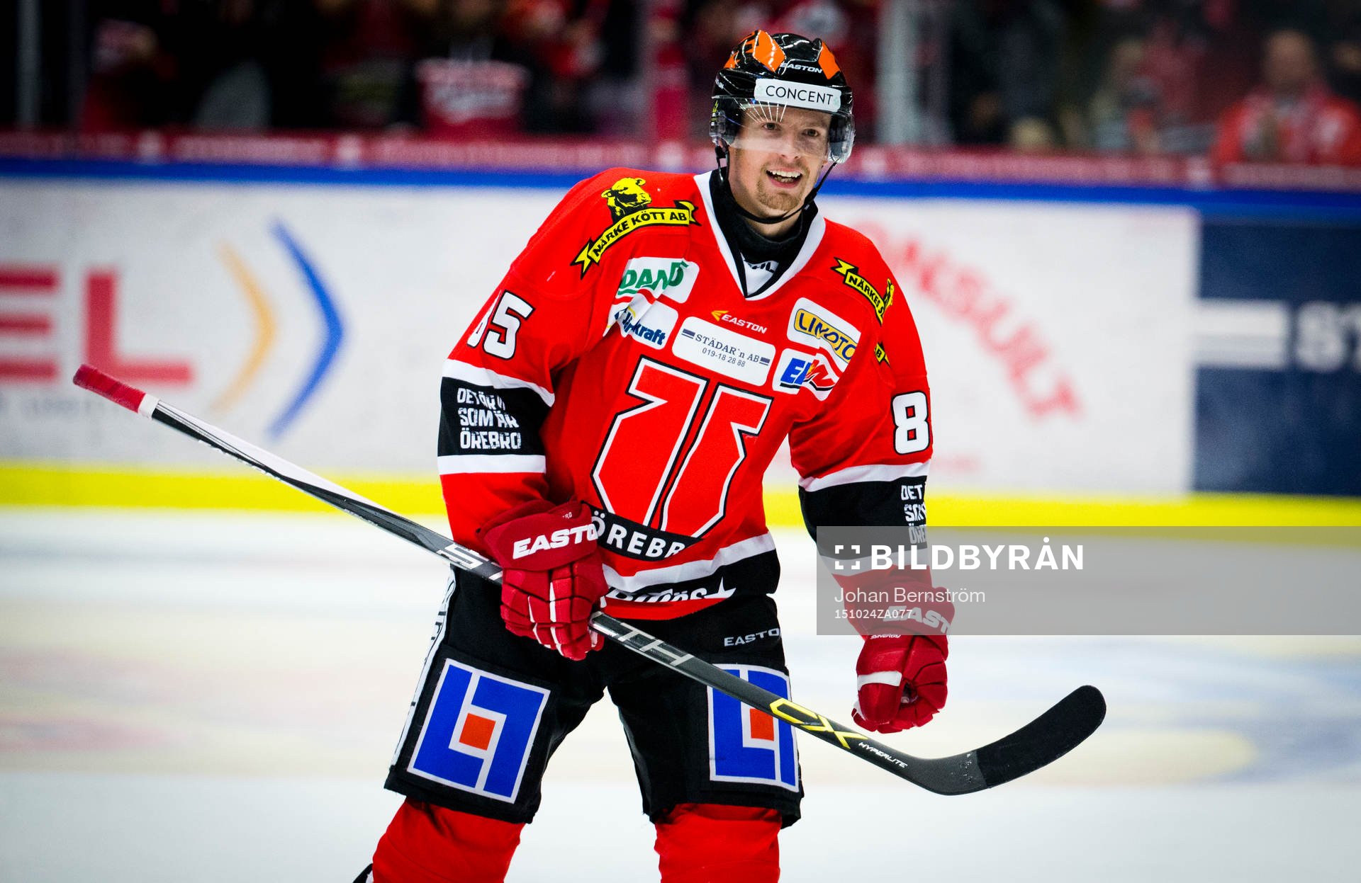 Örebros Kalle Olsson gör 5-2 och jublar