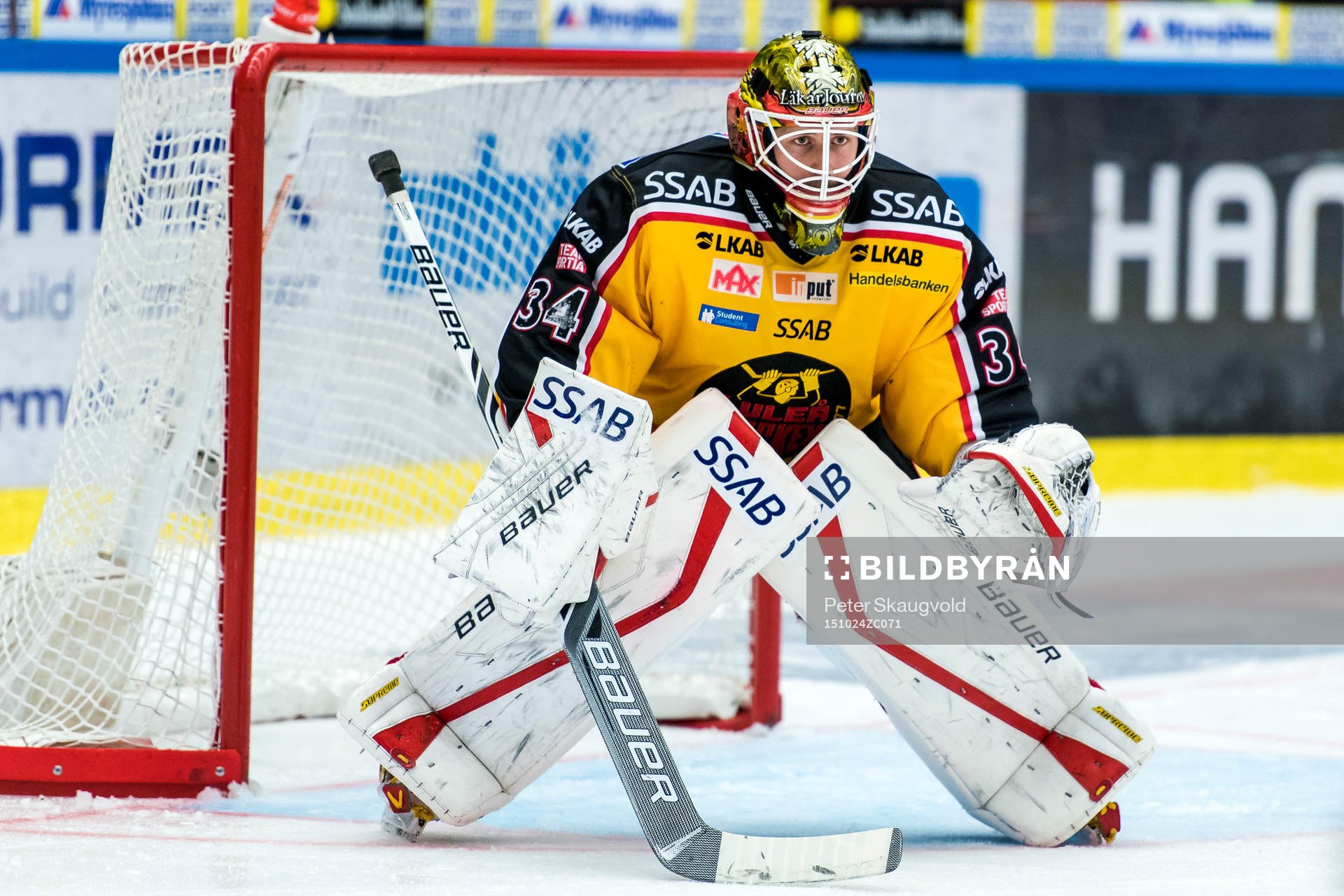 Luleås målvakt Joel Lassinantti