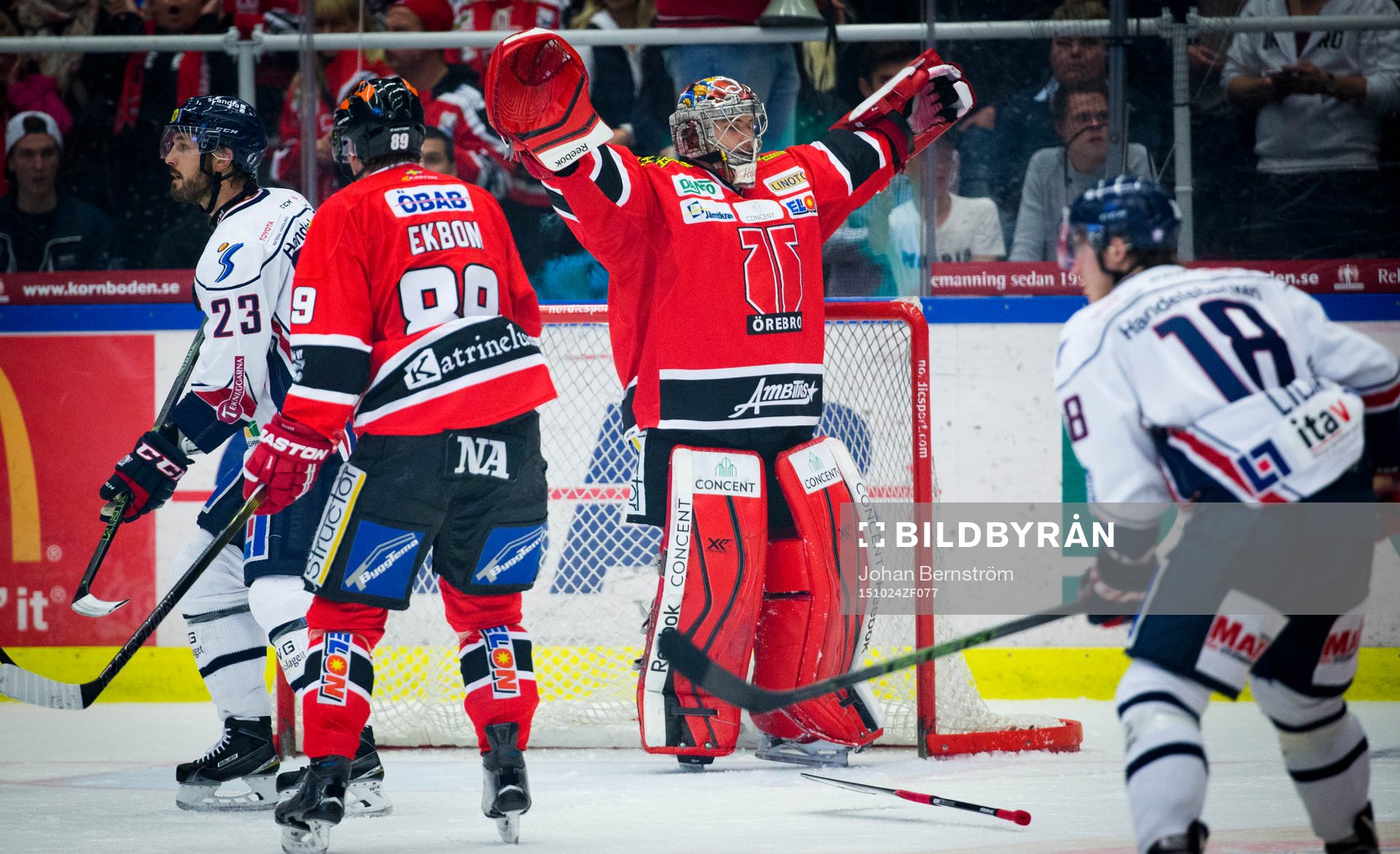 Örebros målvakt Julius Hudacek utan målvaktsklubba