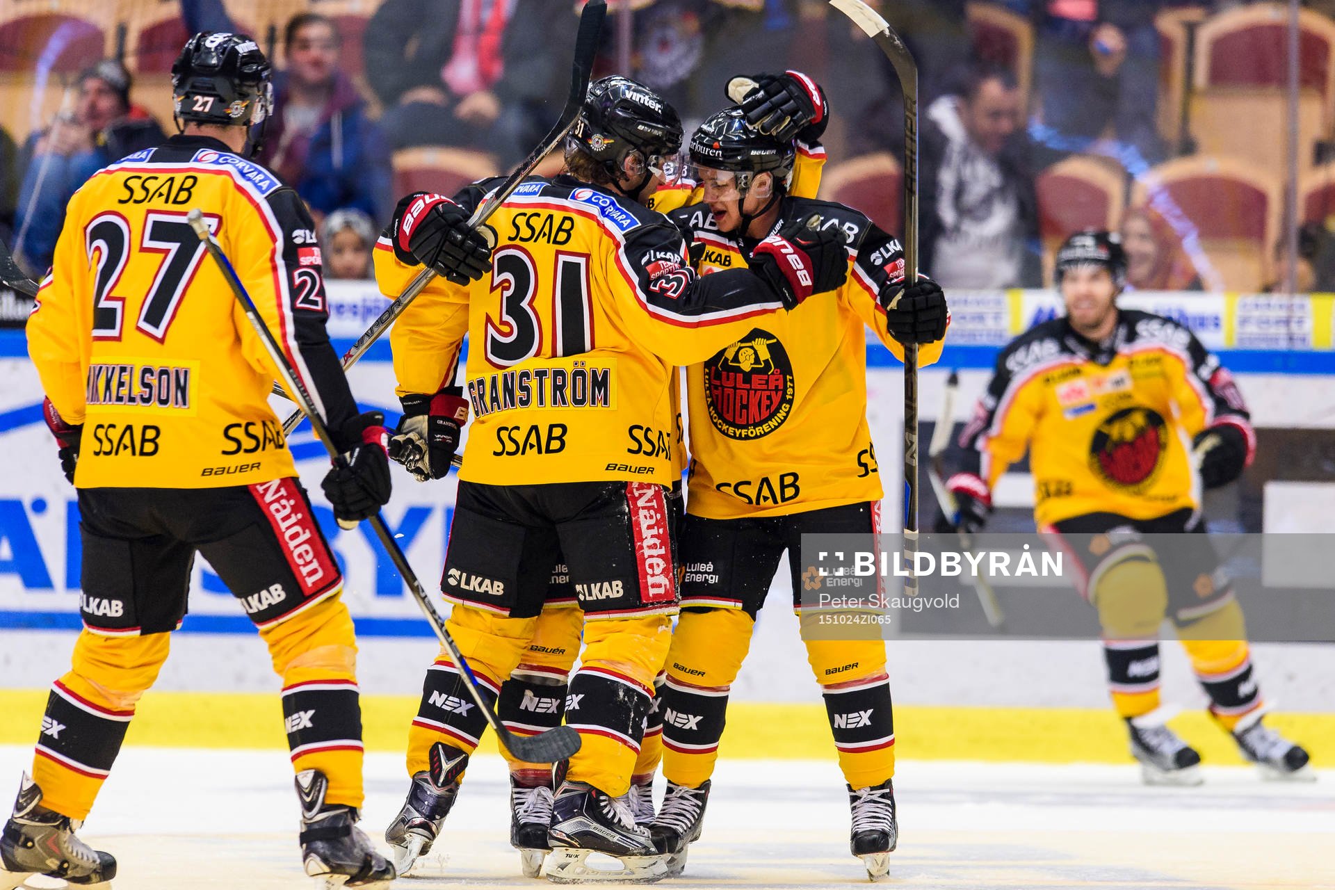 Luleås Jonathan Granström(m) och Toni Rajala(h) och Jacob