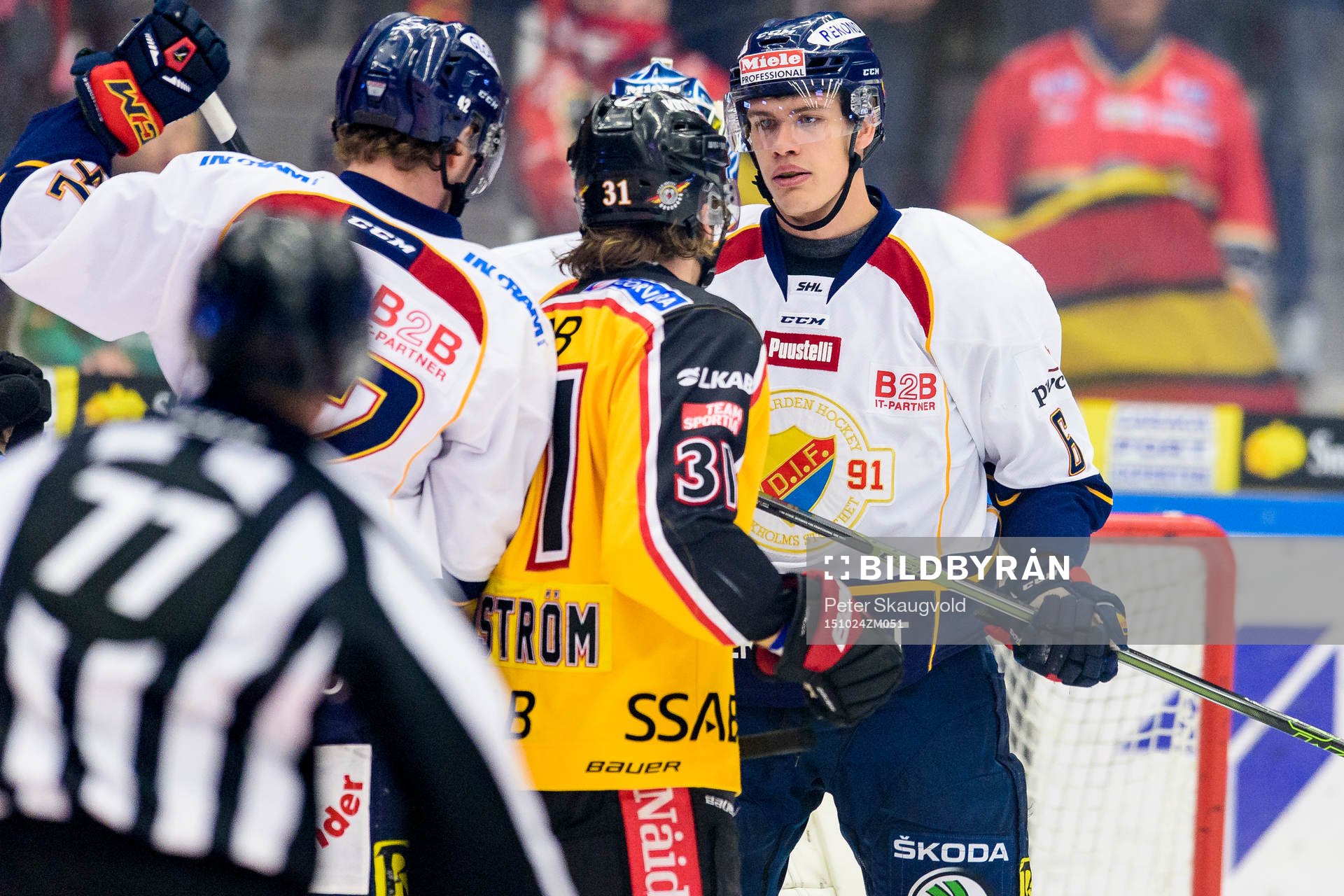 Grinigt mellan Luleås Jonathan Granström och Djurgårdens