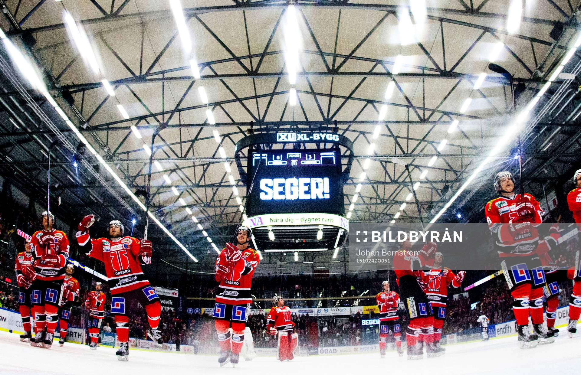 Örebros Libor Hudacek, Johan Wiklander, Stefan Johansson,