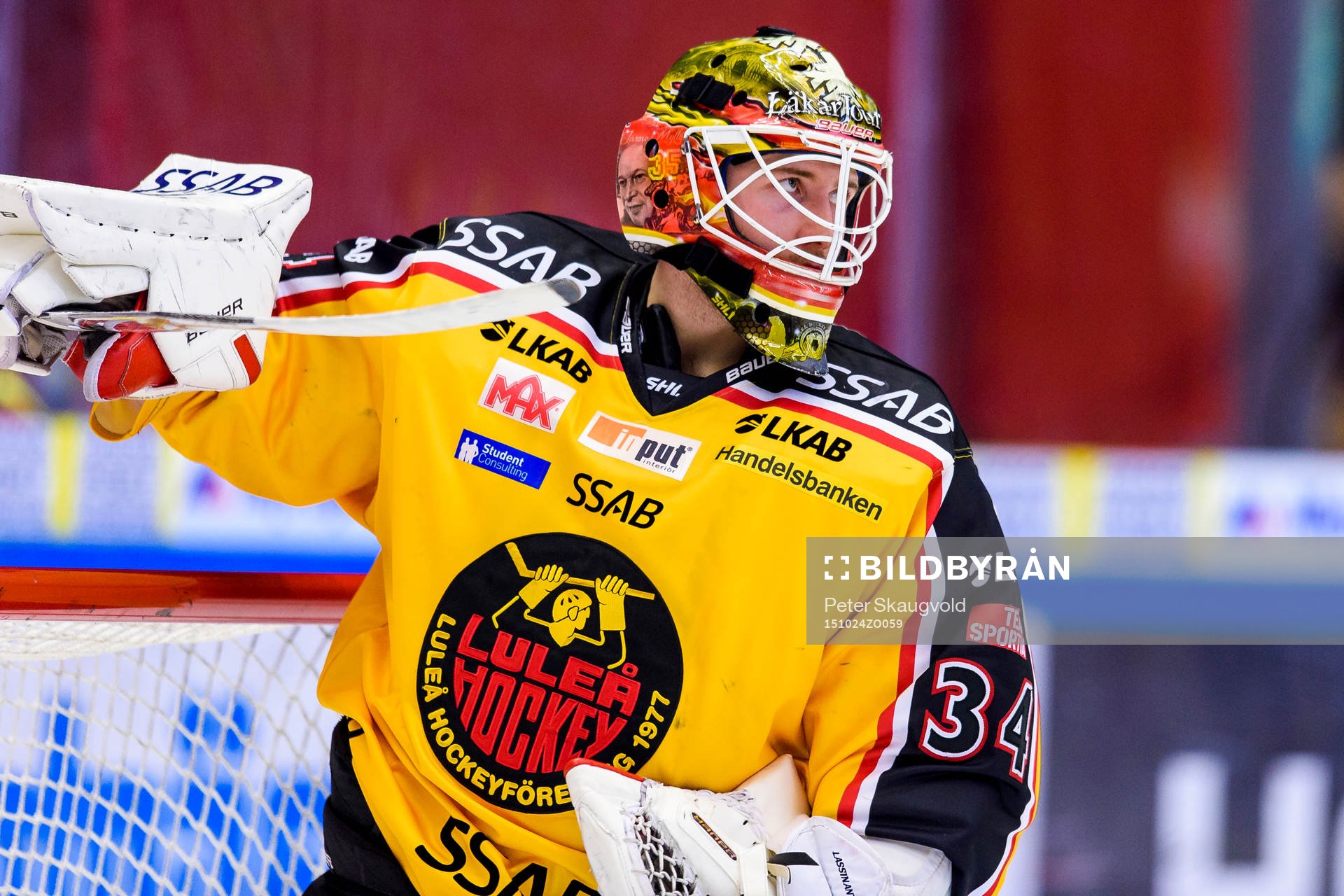 Luleås målvakt Joel Lassinantti