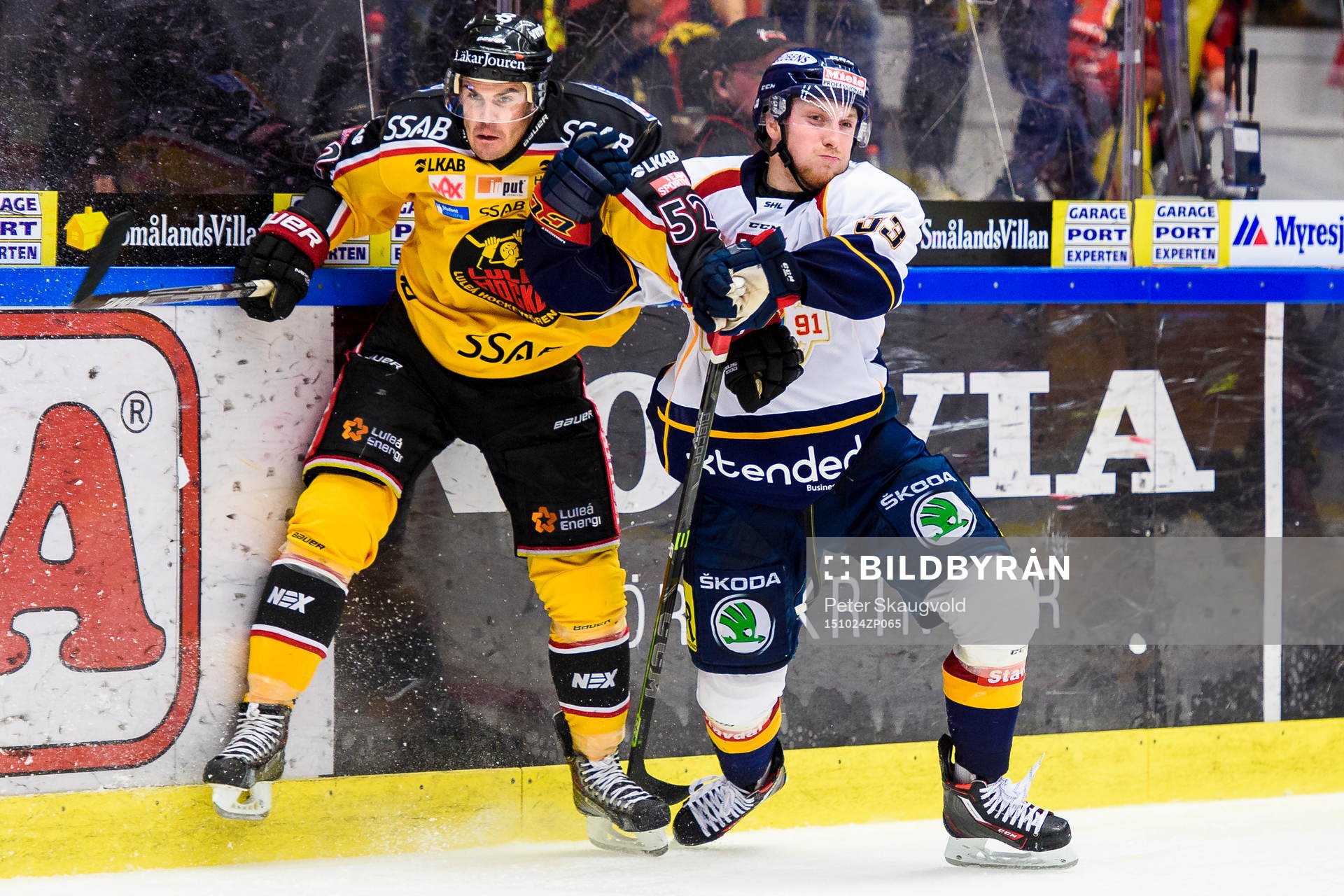 Luleås Karl Fabricius och Linus Hultström