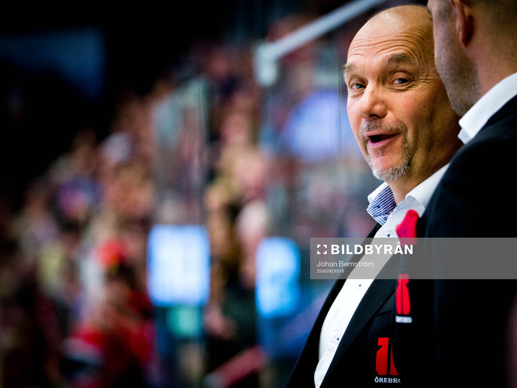 Örebros tränare Kent Johansson är glad