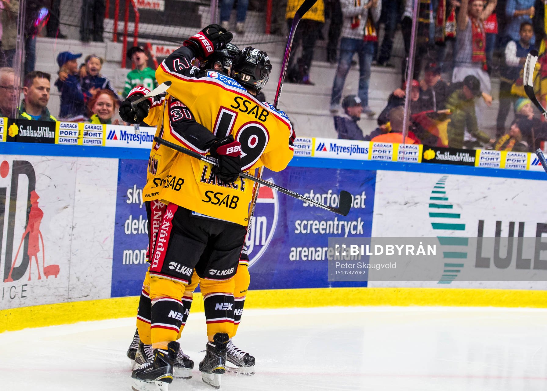 Luleås Jonathan Granström jublar