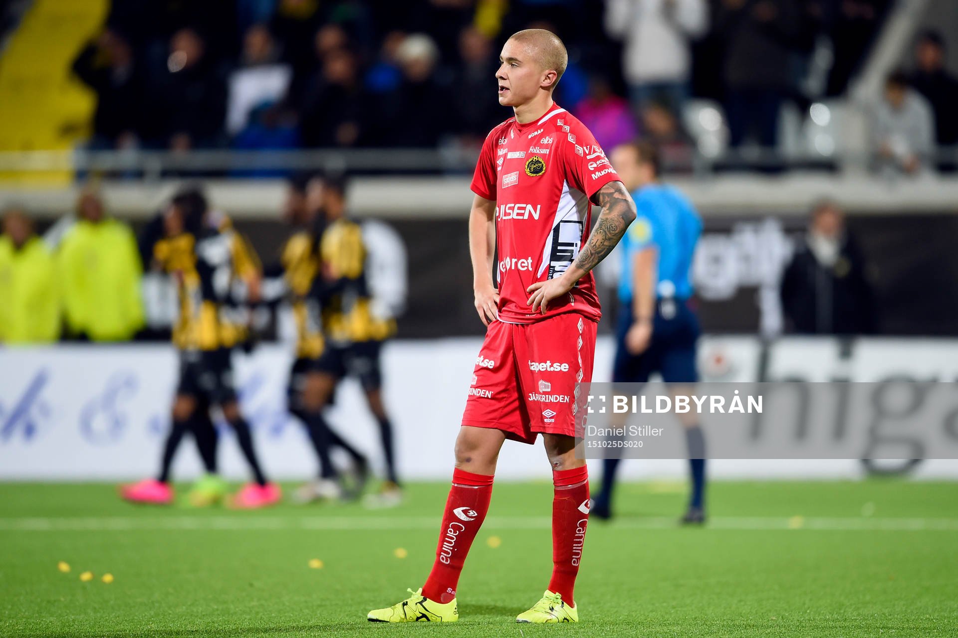 Elfsborgs Sebastian Holmén deppar