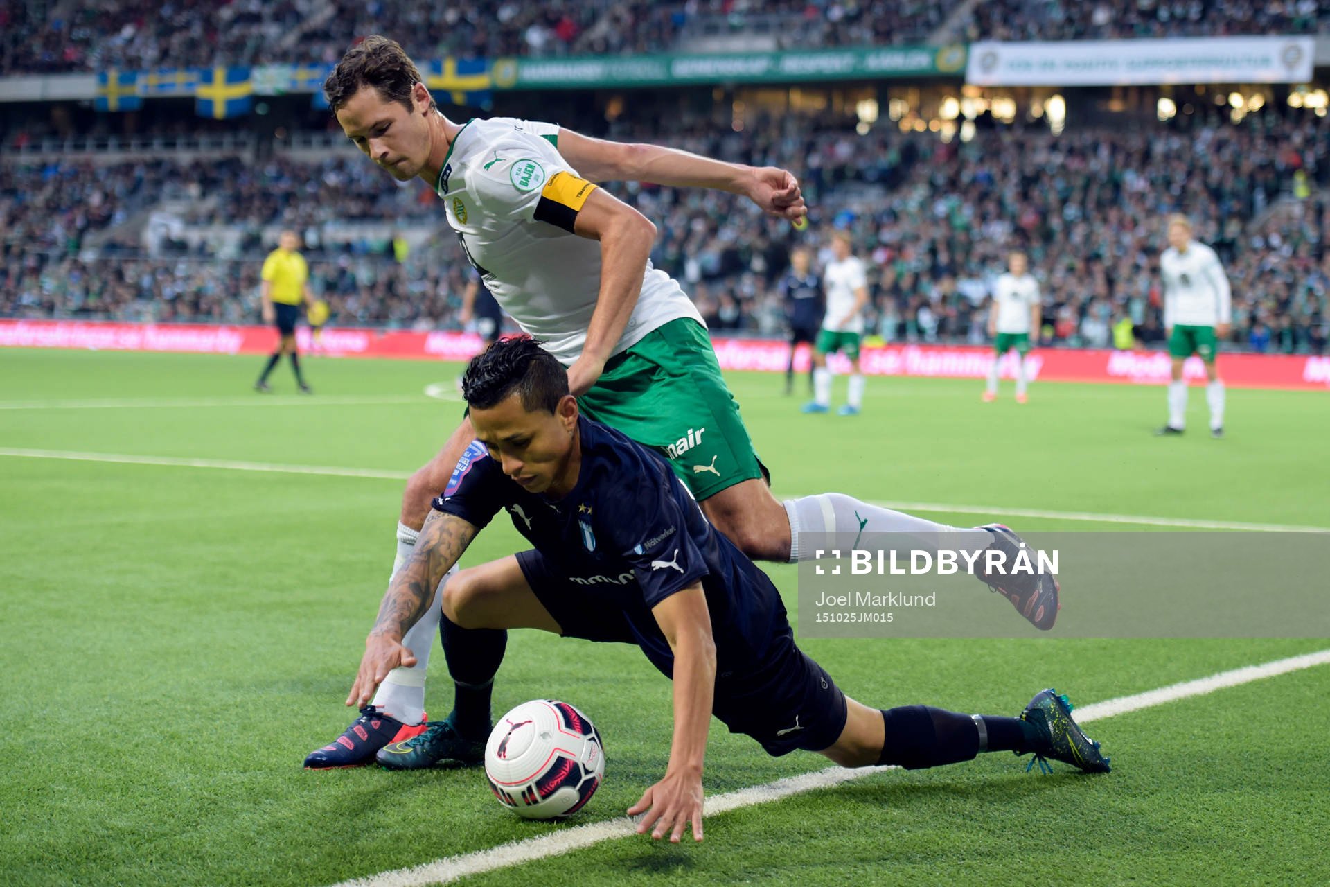 Malmös Erdal Rakip och Hammarbys Philip Haglund