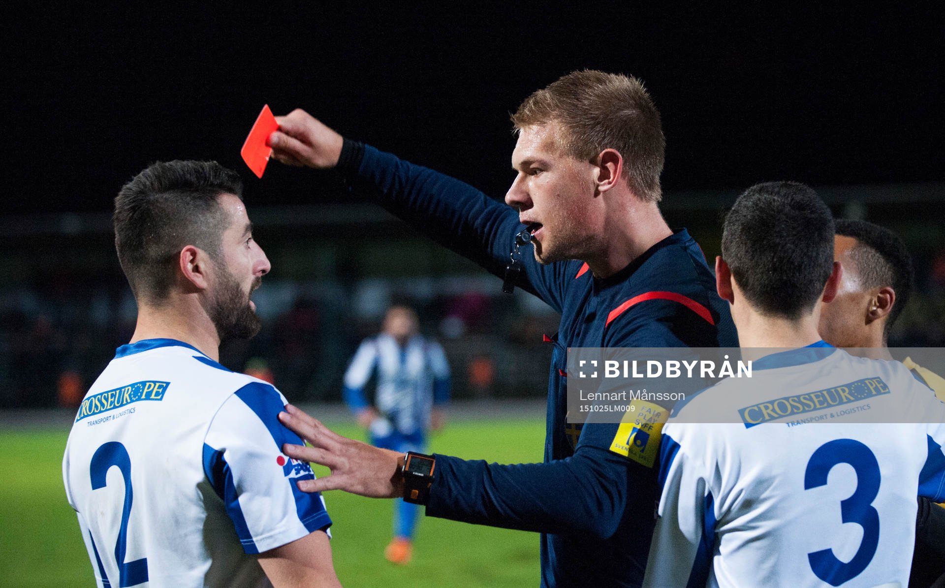 IFK Hässleholms 4-målsskytt Mamudu Moro har sparkats ner