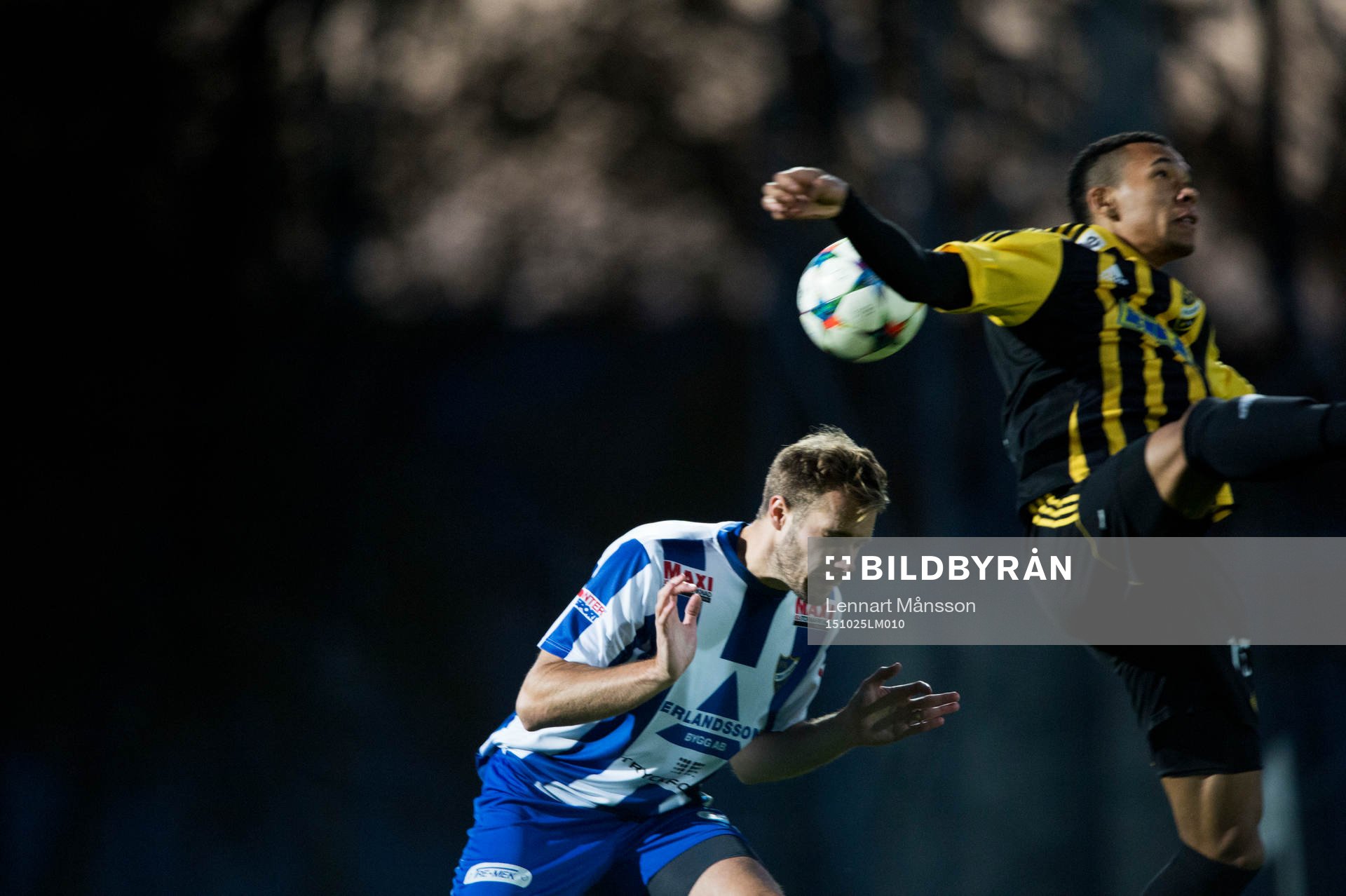 IFK Hässleholms Kevin Thompson i kvalmatchen till division