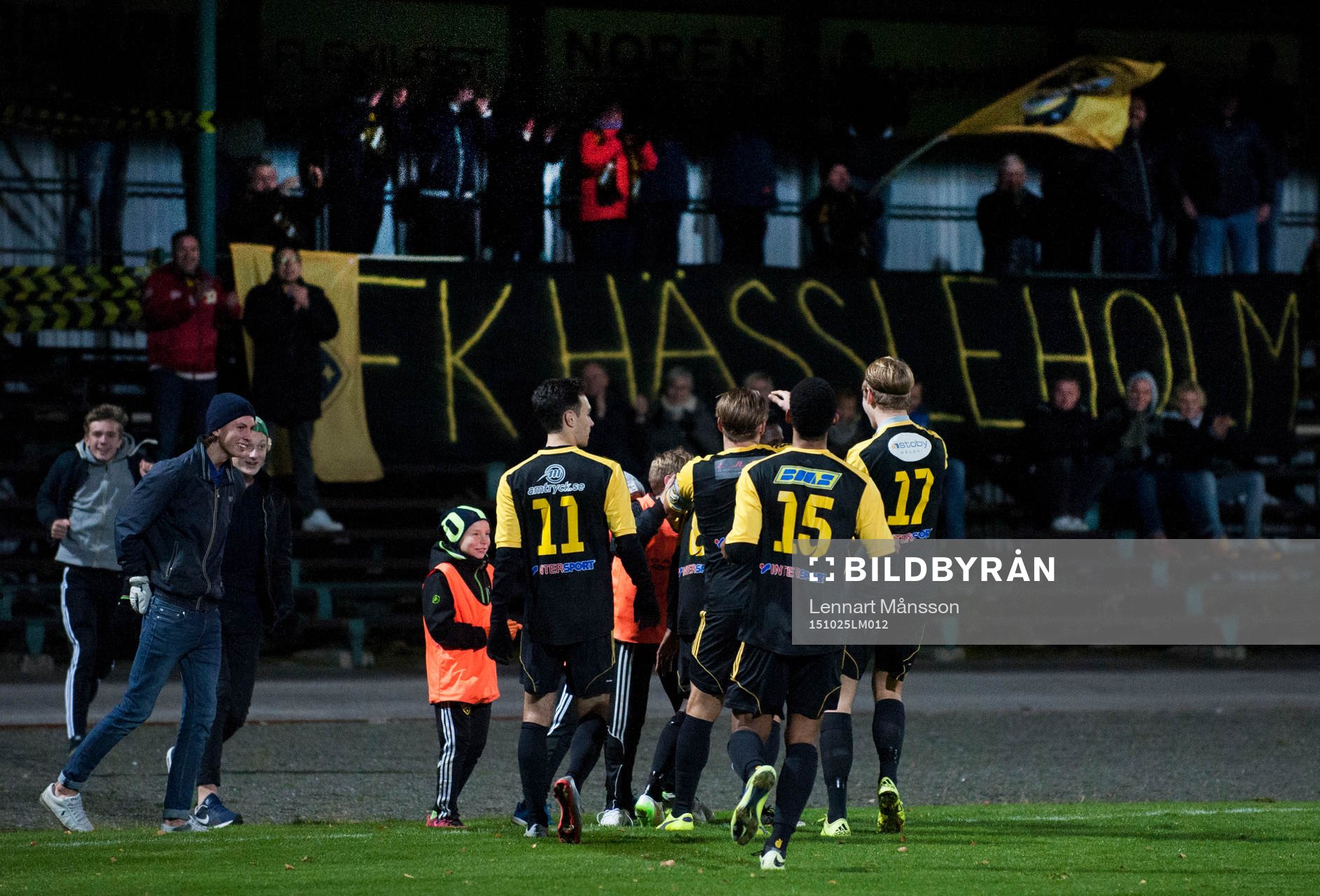 i kvalmatchen till division 2 mellan IFK Hässleholm och