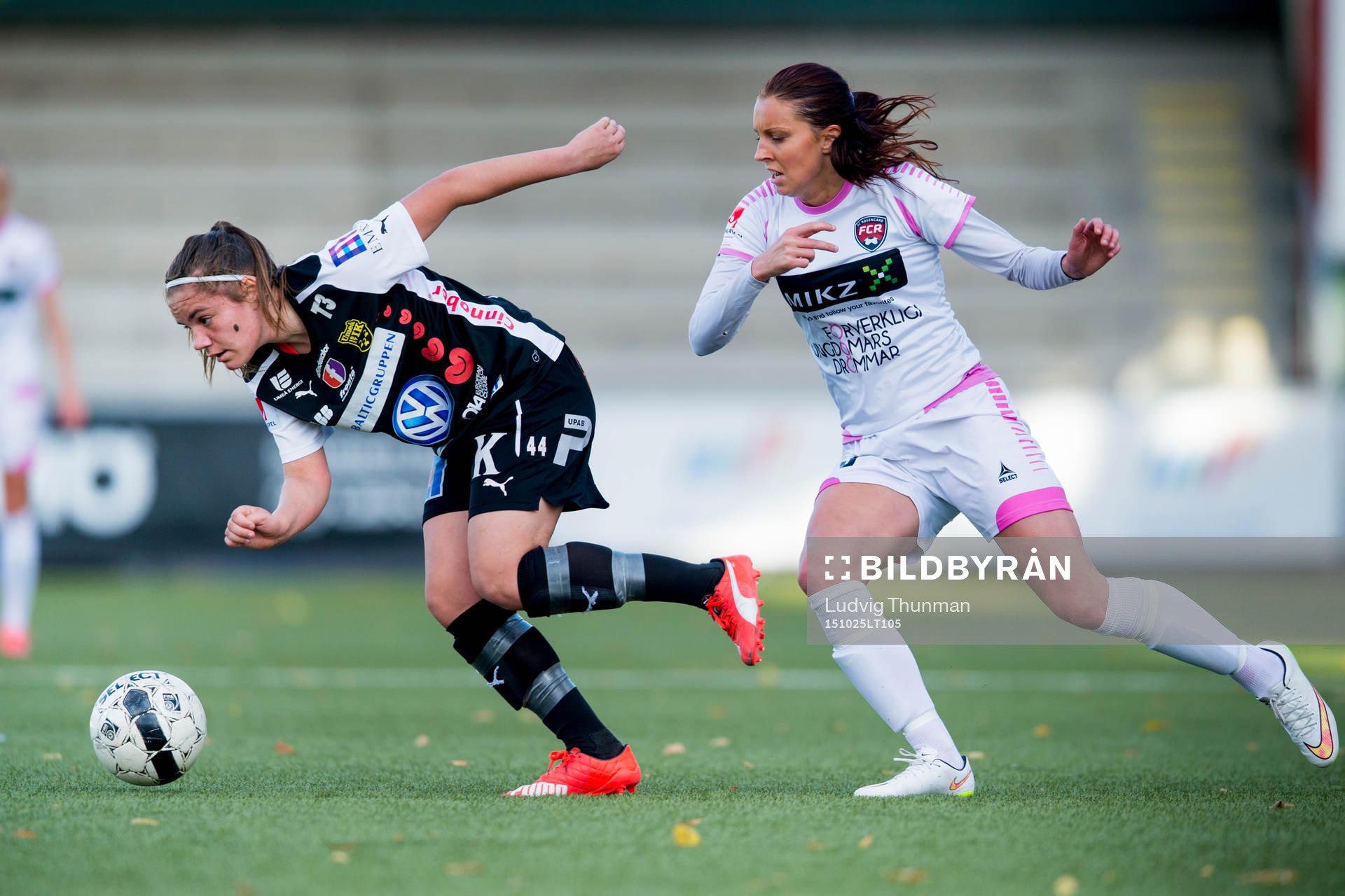 Umeås Hanna Boubezari och Rosengårds Andrea Thorisson
