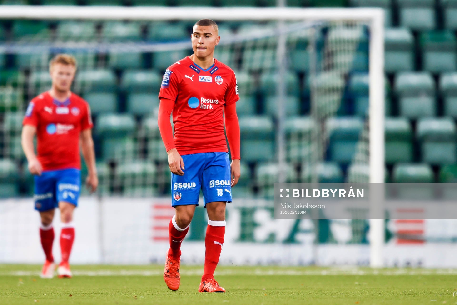 Helsingborgs Jordan Larsson deppar