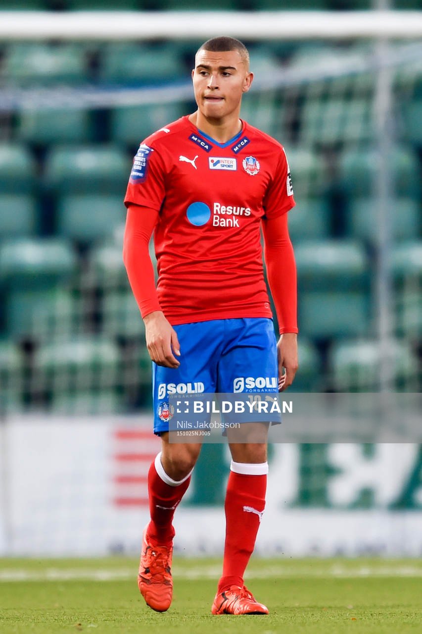 Helsingborgs Jordan Larsson deppar