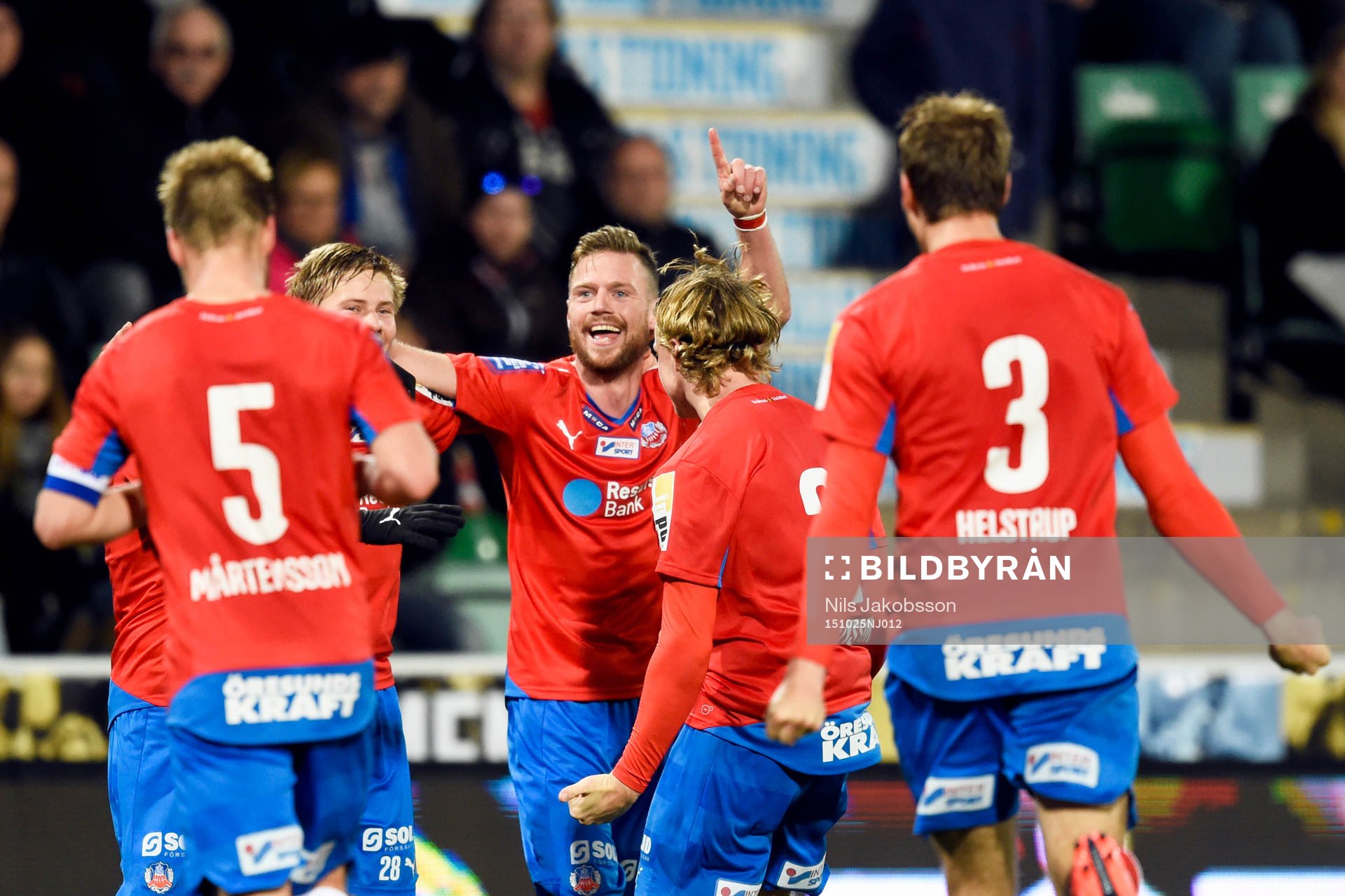 Helsingborgs Jere Uronen jublar
