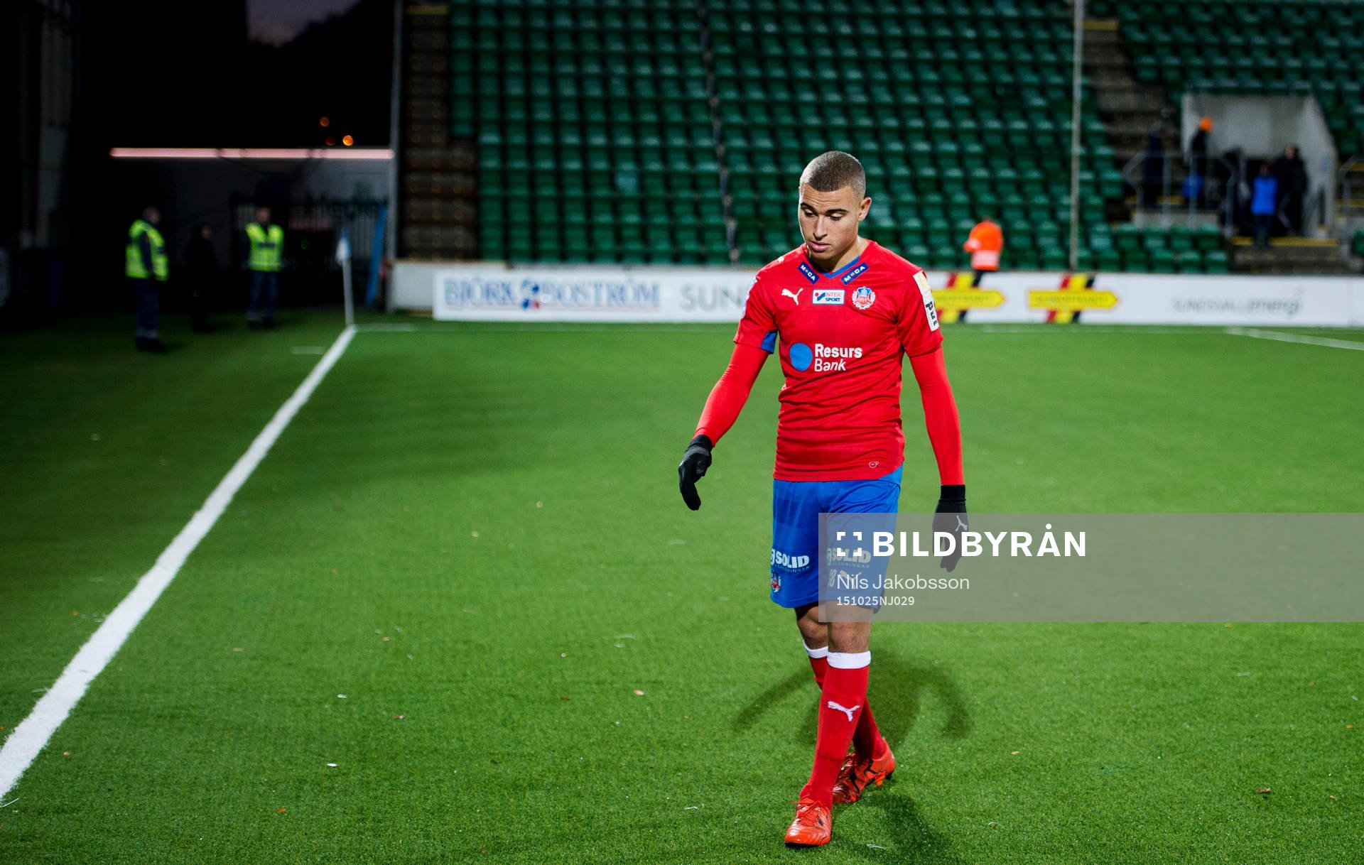 Helsingborgs Jordan Larsson deppar