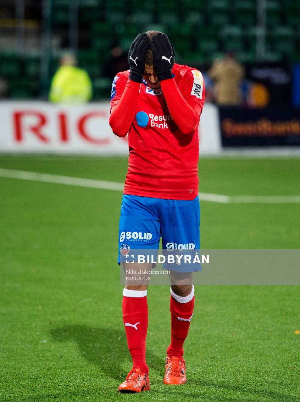 Helsingborgs Jordan Larsson deppar