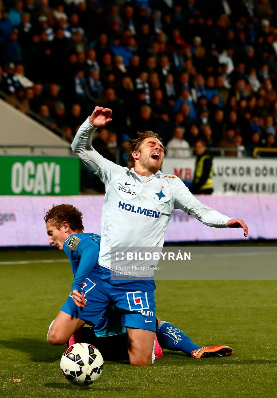 Norrköpings Christoffer Nyman fälls