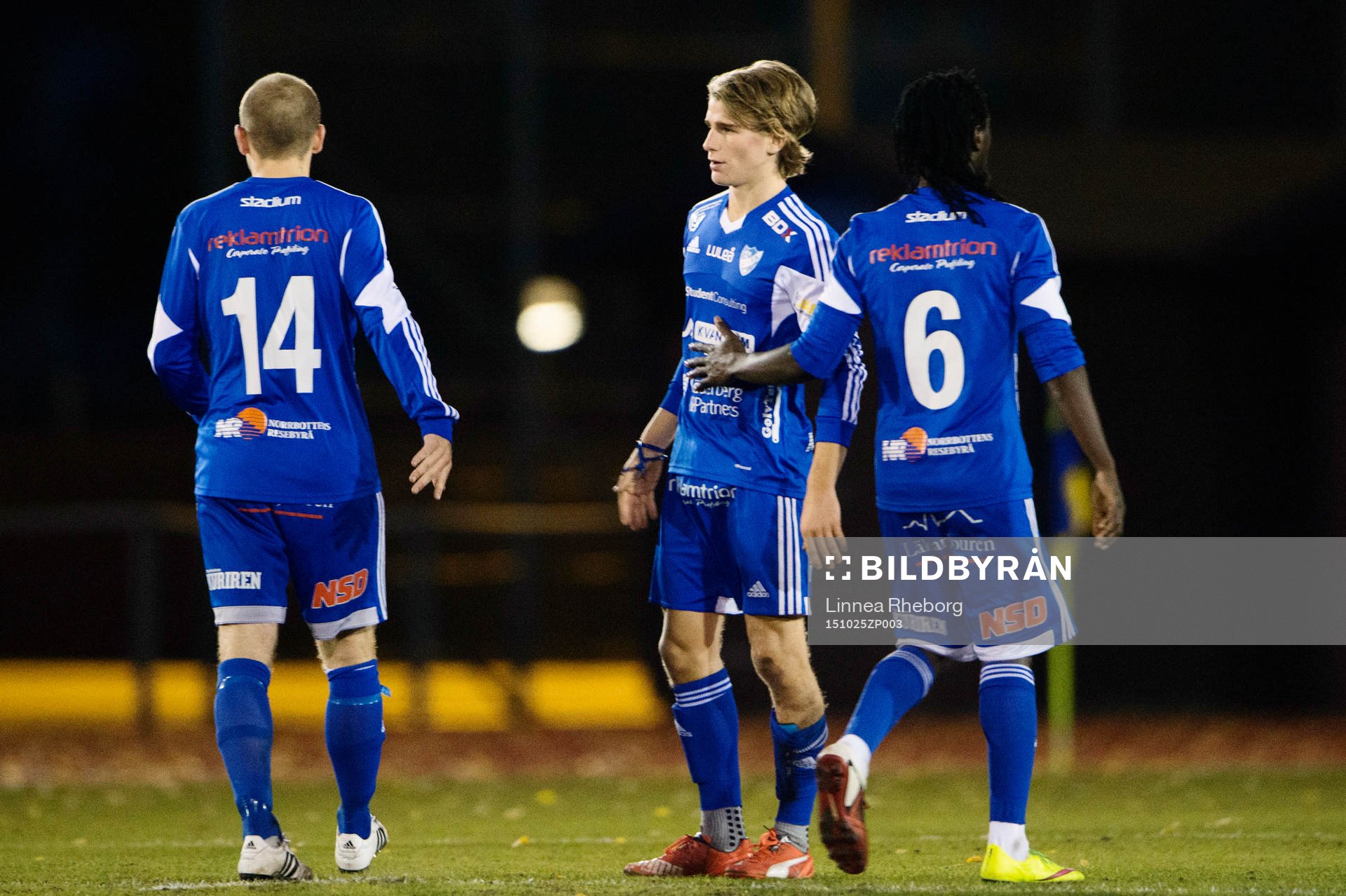 Luleås Tomas Eriksson, Sebastian Sandlund och Ibrahim