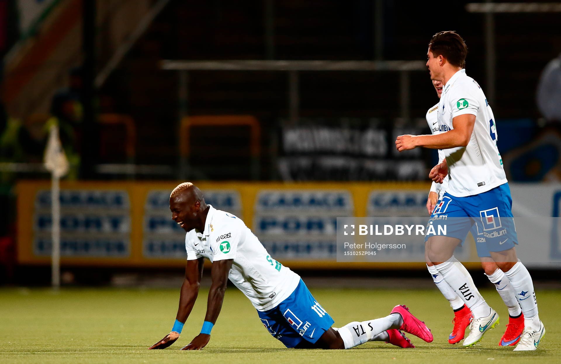 Norrköpings Alhaji Kamara jublar