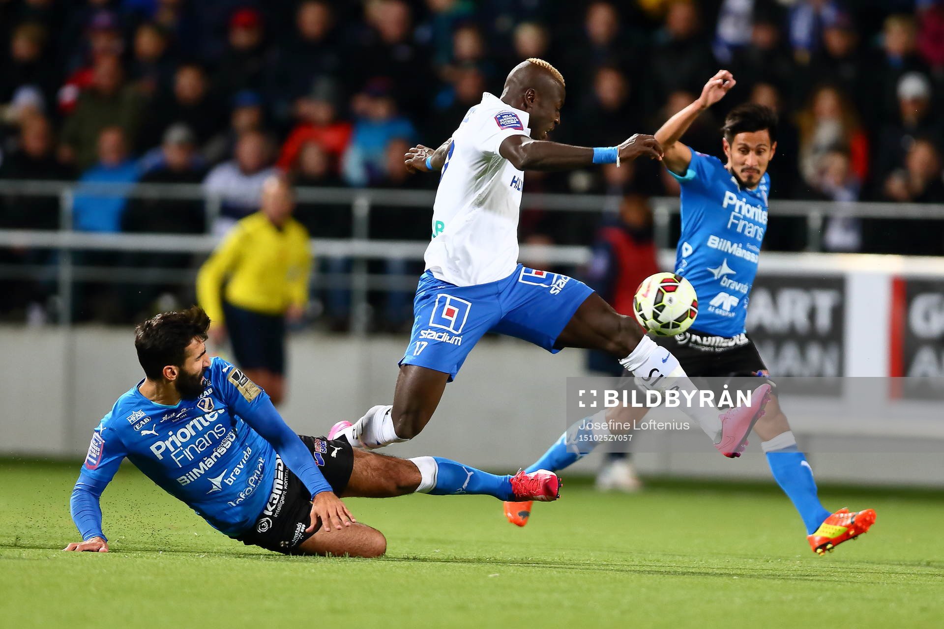 Norrköpings Alhaji Kamara fotbollsmatchen i Allsvenskan