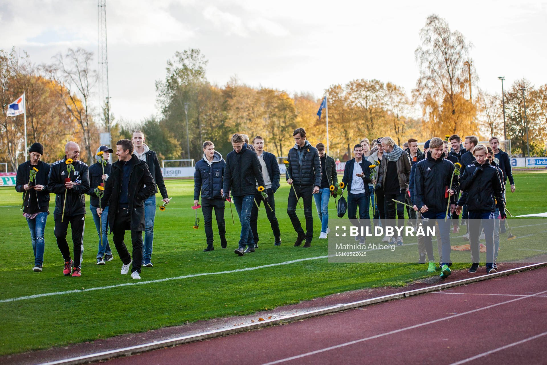 Ängelholms U19 lag lämnar planen