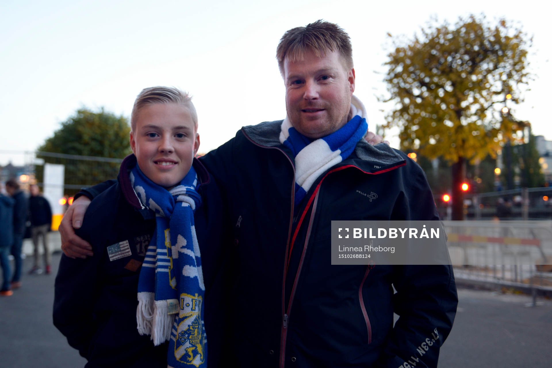 Oliver Berntsson och Lars Berntsson kom till Stockholm igår