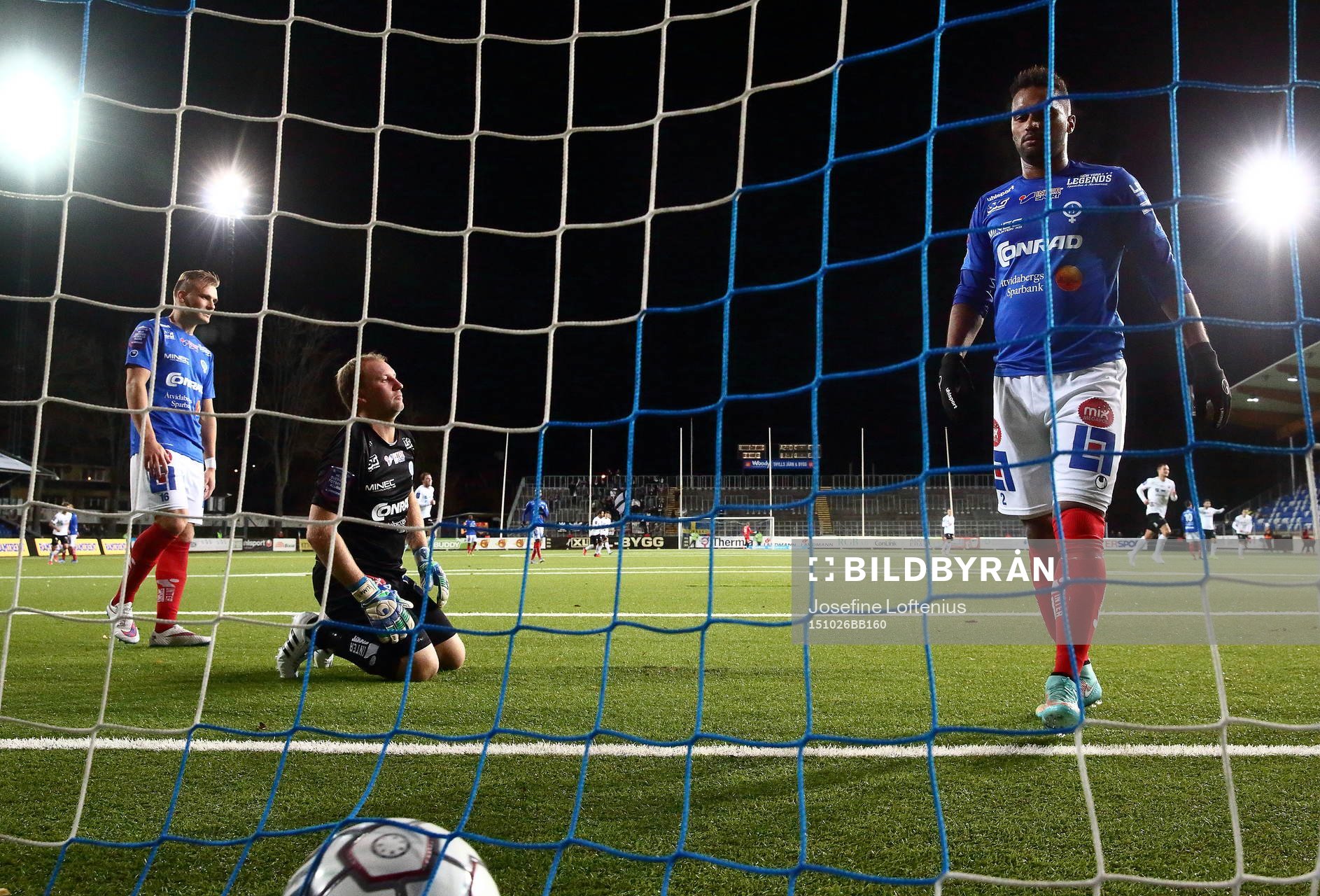 Åtvidabergs Pontus Nordenberg, målvakt Henrik Gustavsson