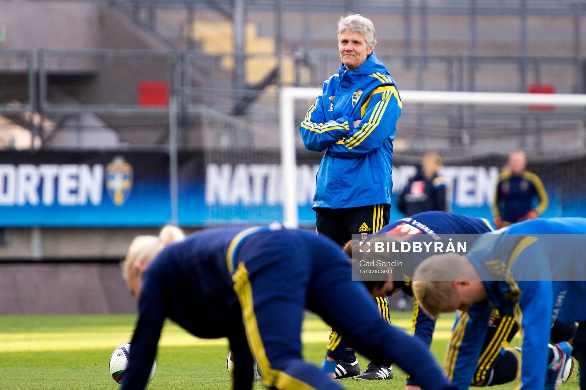 Sveriges förbundskapten Pia Sundhage