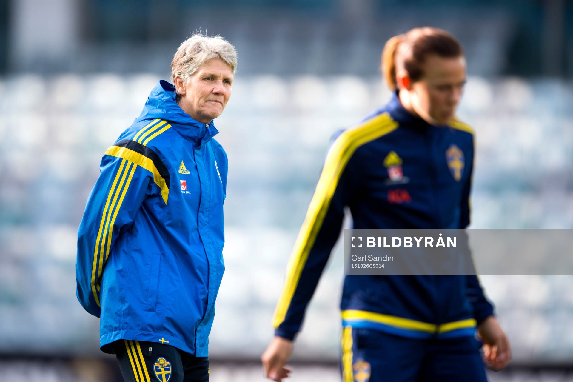 Sveriges förbundskapten Pia Sundhage