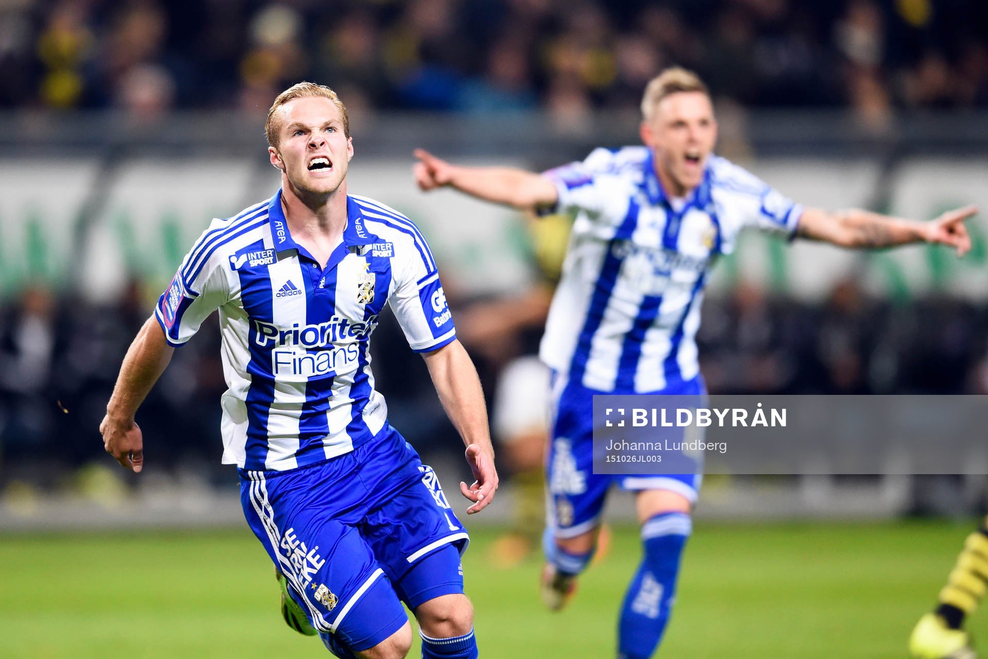 IFK Göteborgs Gustav Engvall jublar
