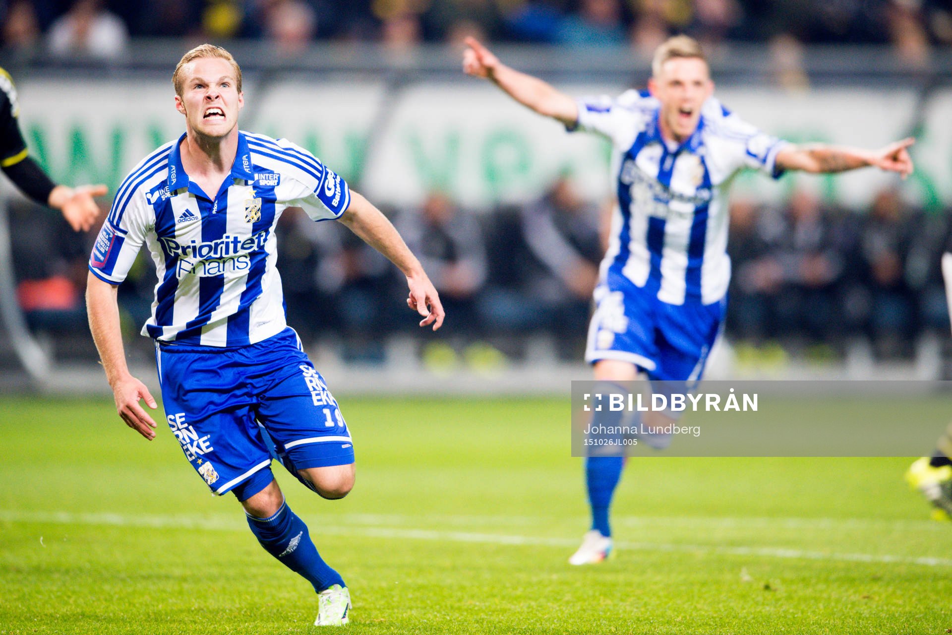 IFK Göteborgs Gustav Engvall jublar
