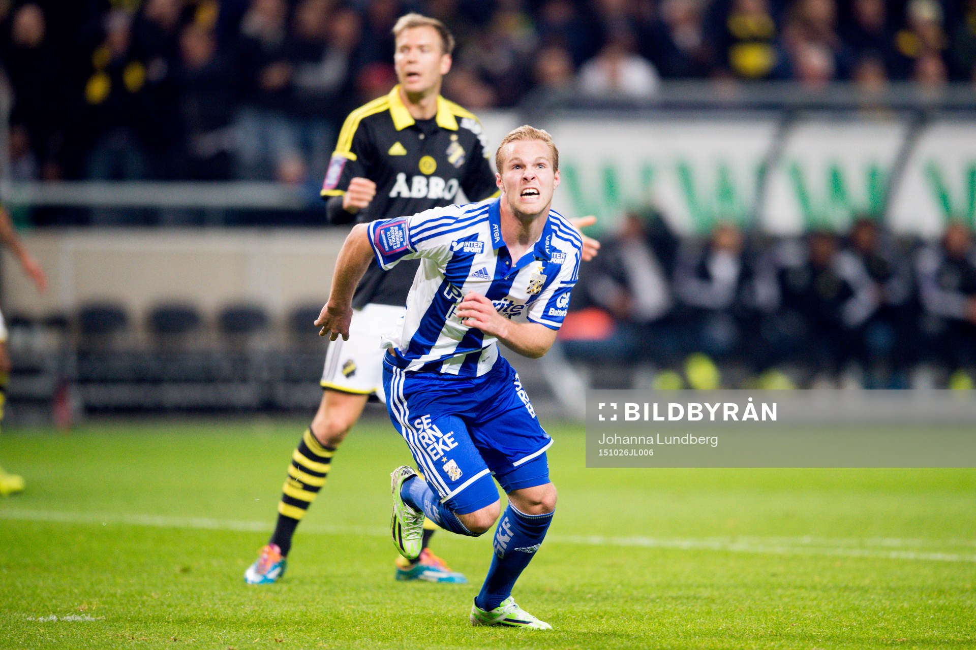 IFK Göteborgs Gustav Engvall jublar