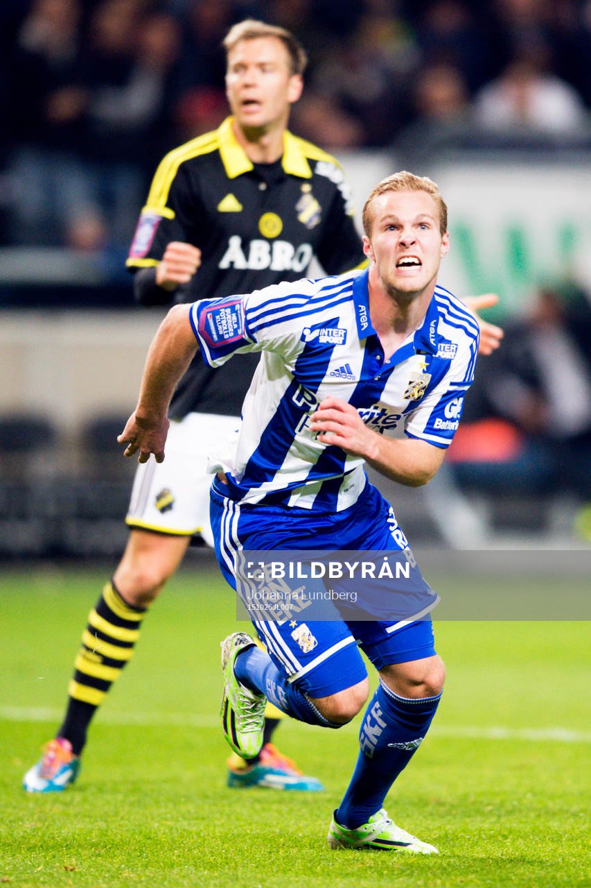 IFK Göteborgs Gustav Engvall jublar