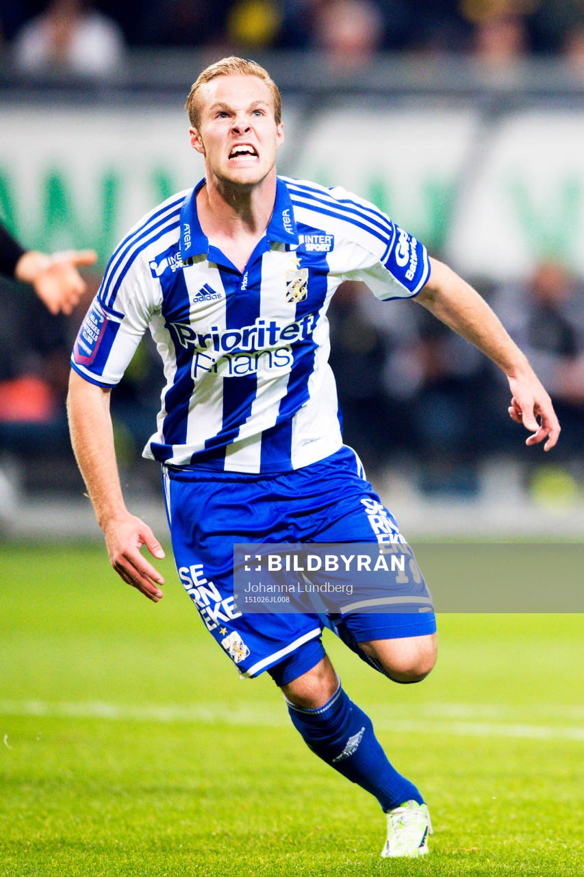 IFK Göteborgs Gustav Engvall jublar