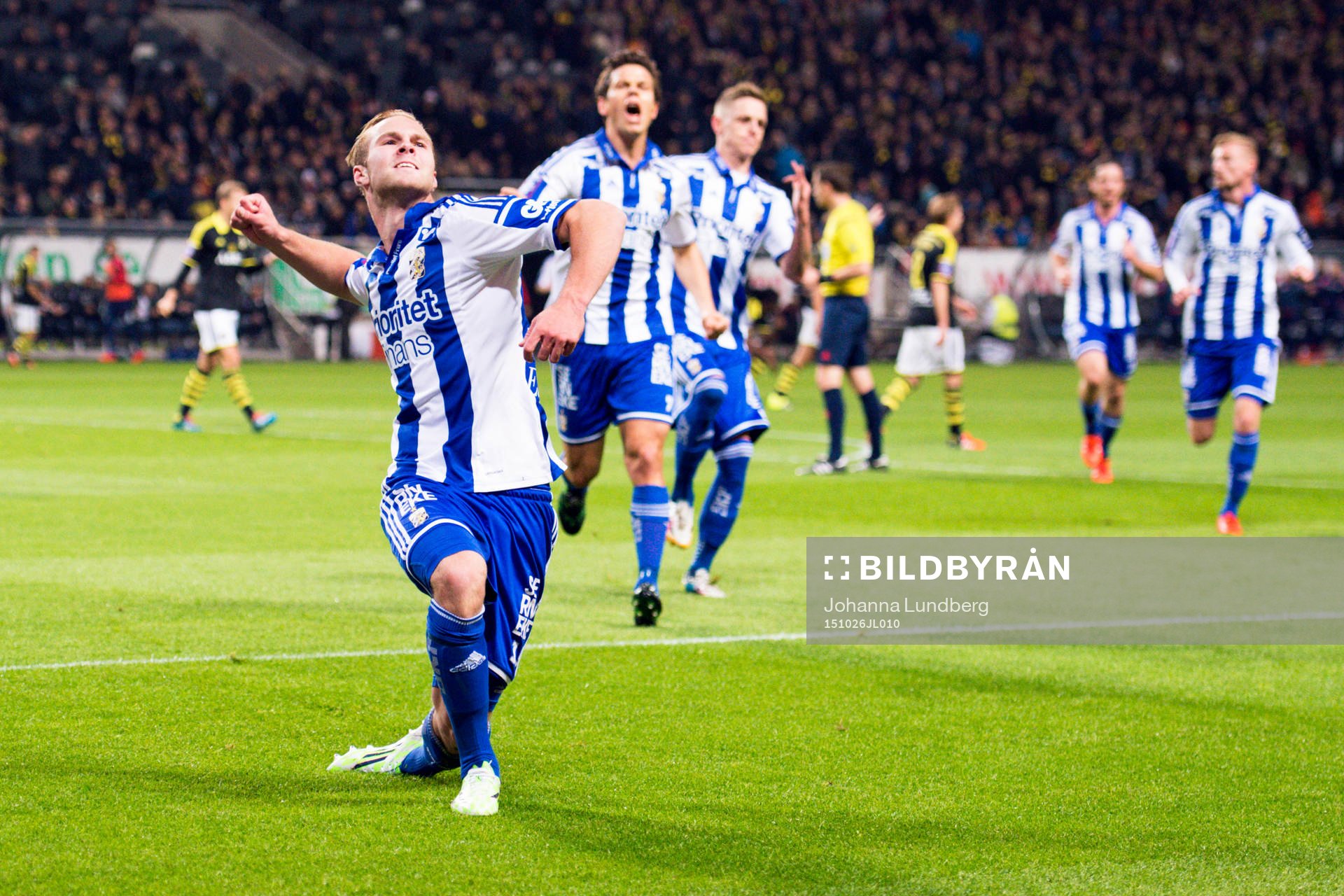 IFK Göteborgs Gustav Engvall jublar