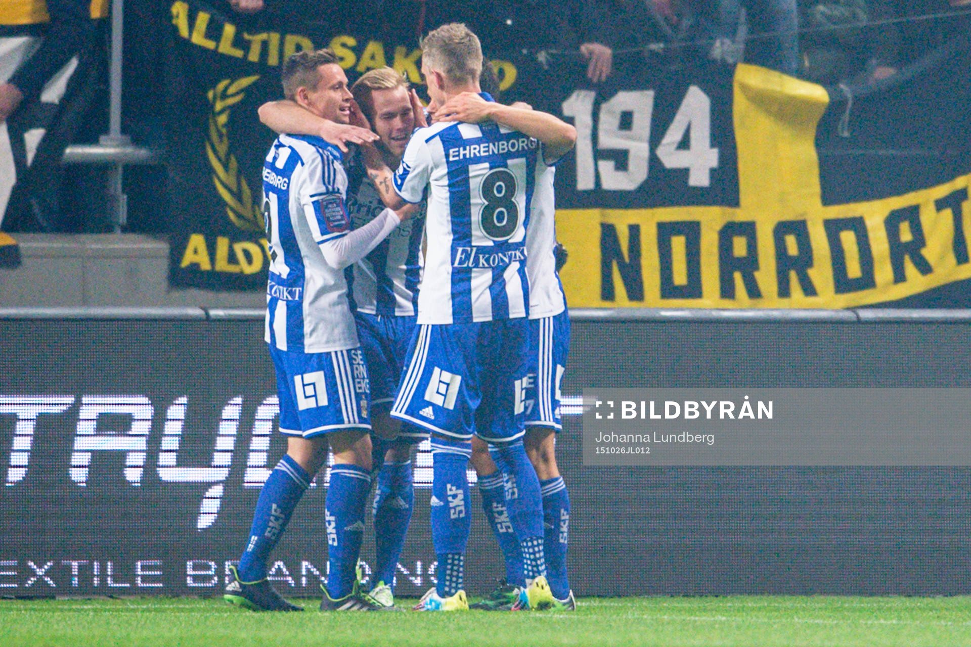 IFK Göteborgs Gustav Engvall firar