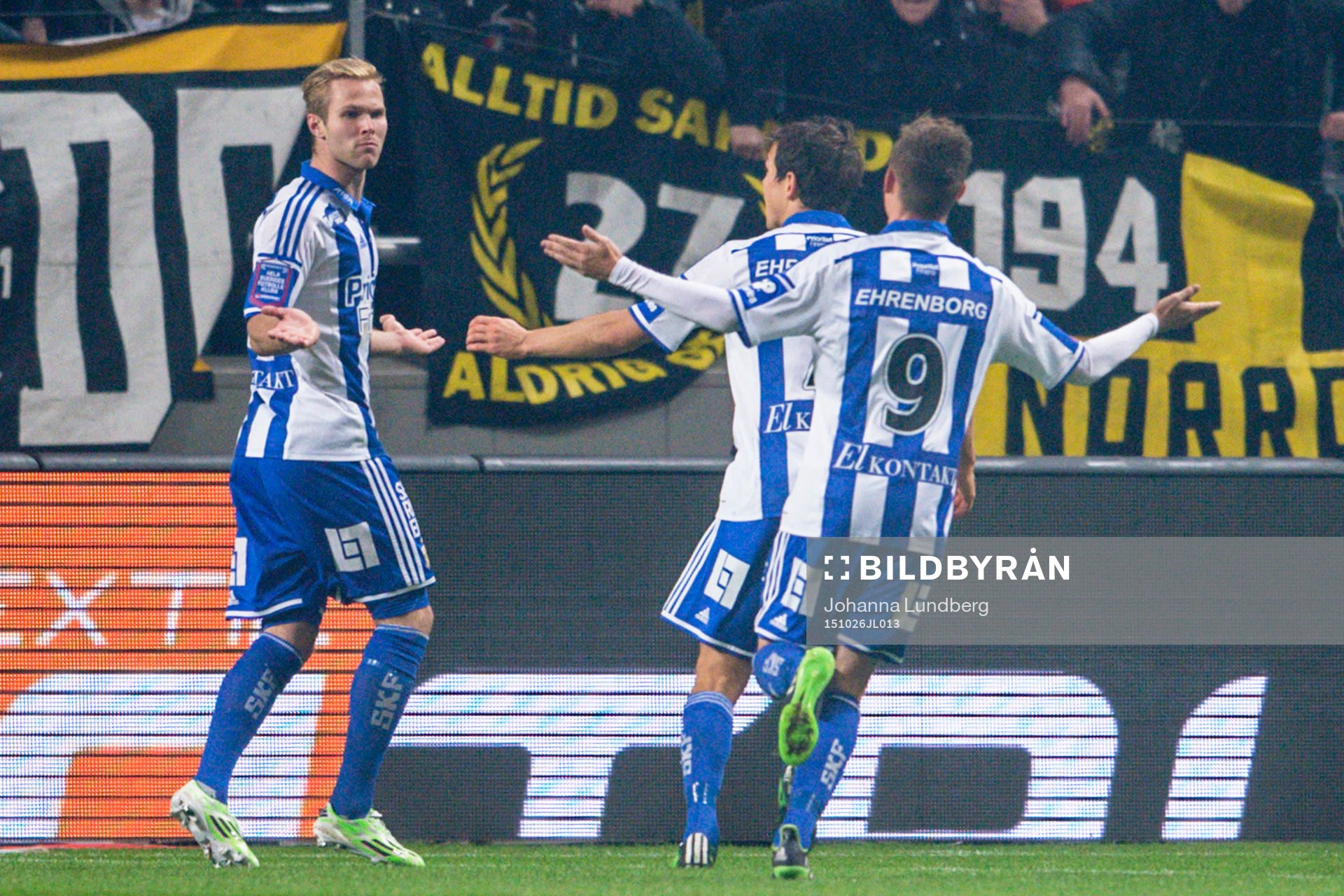 IFK Göteborgs Gustav Engvall firar