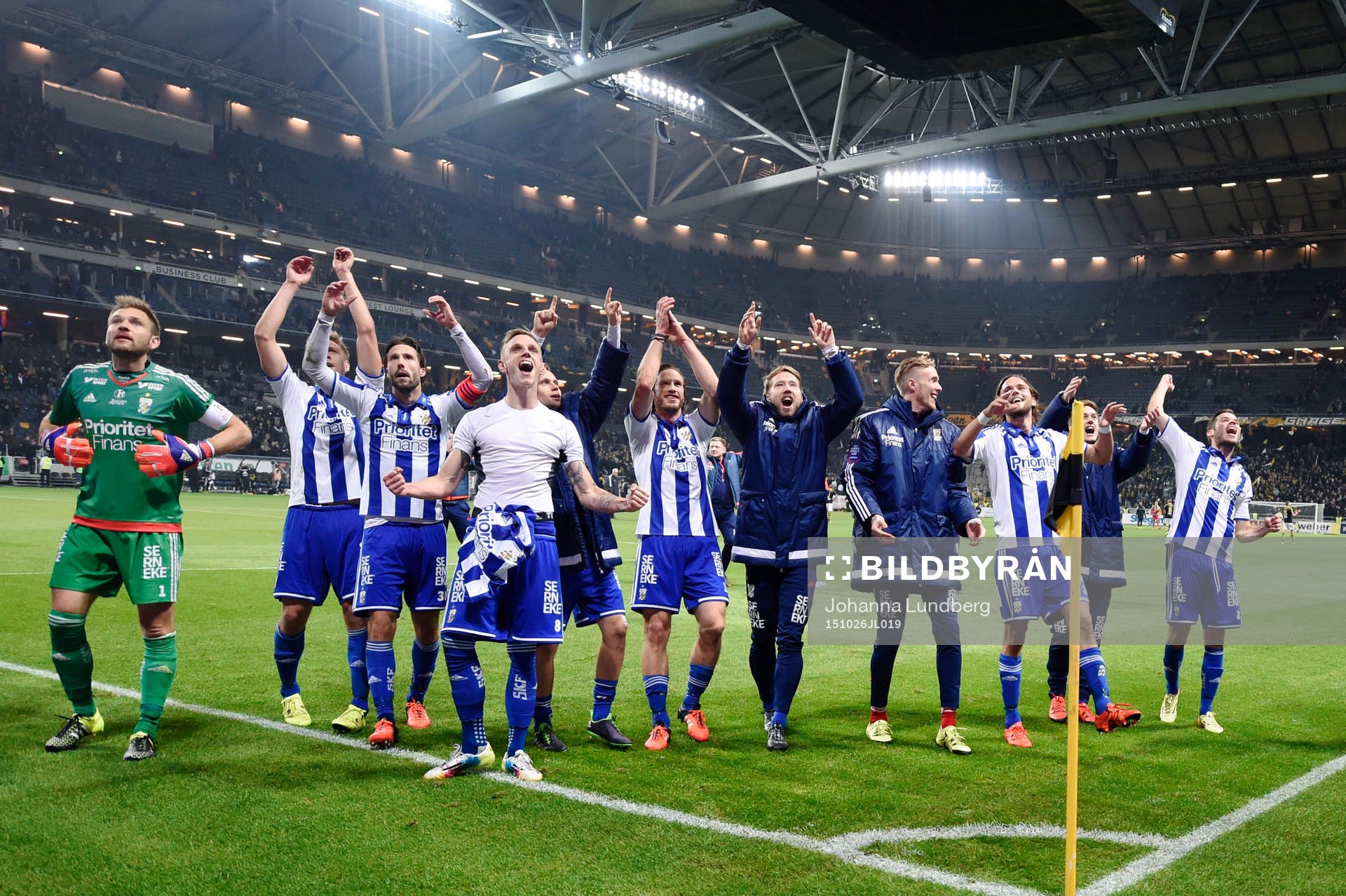 under fotbollsmatchen i Allsvenskan mellan AIK och IFK