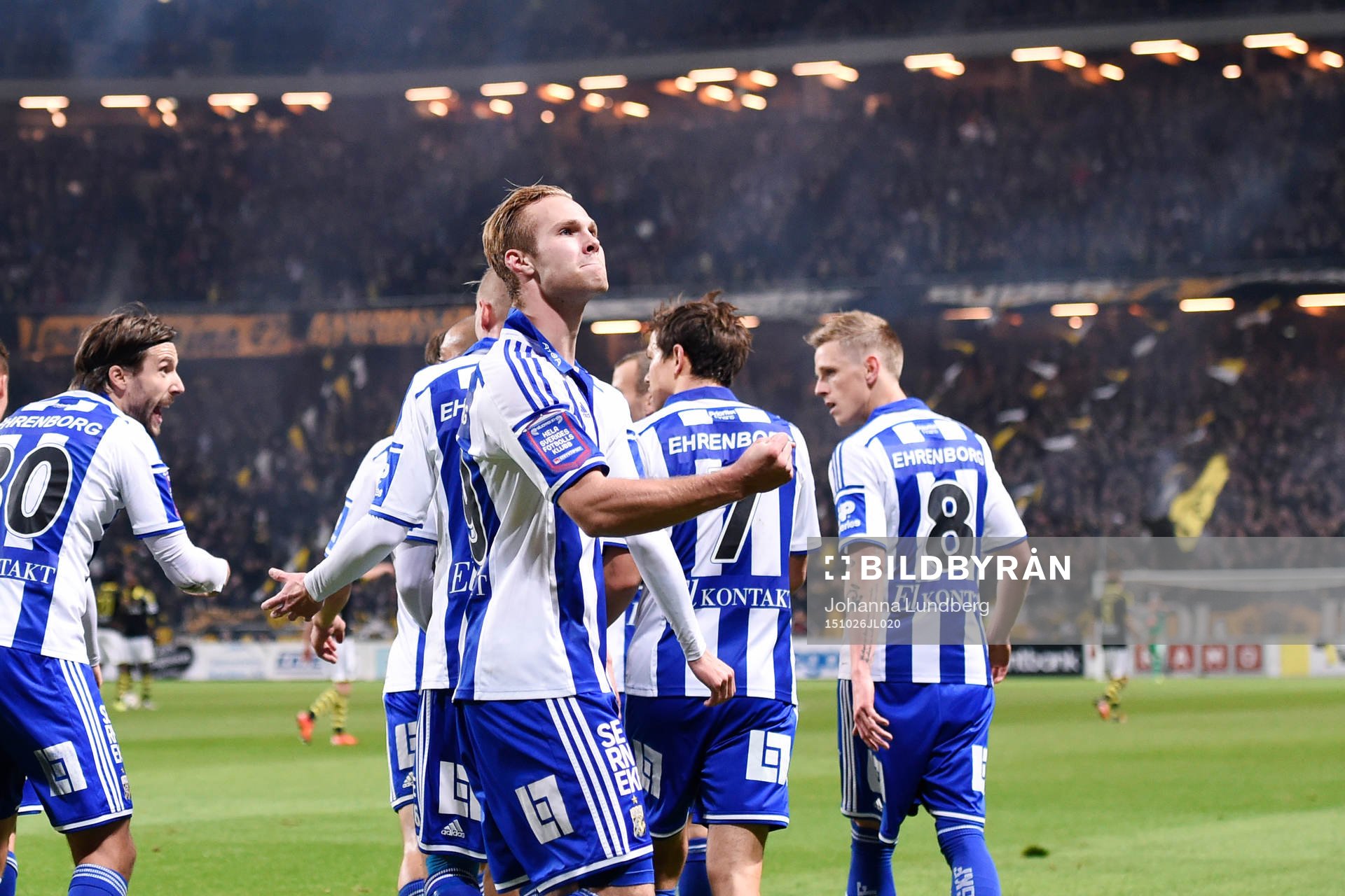 IFK Göteborgs Gustav Engvall jublar