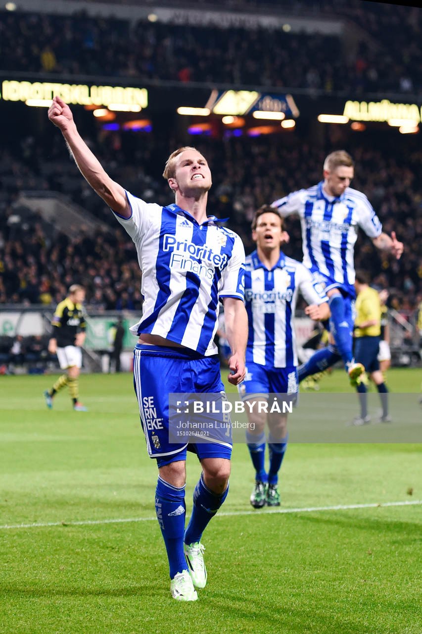 IFK Göteborgs Gustav Engvall jublar