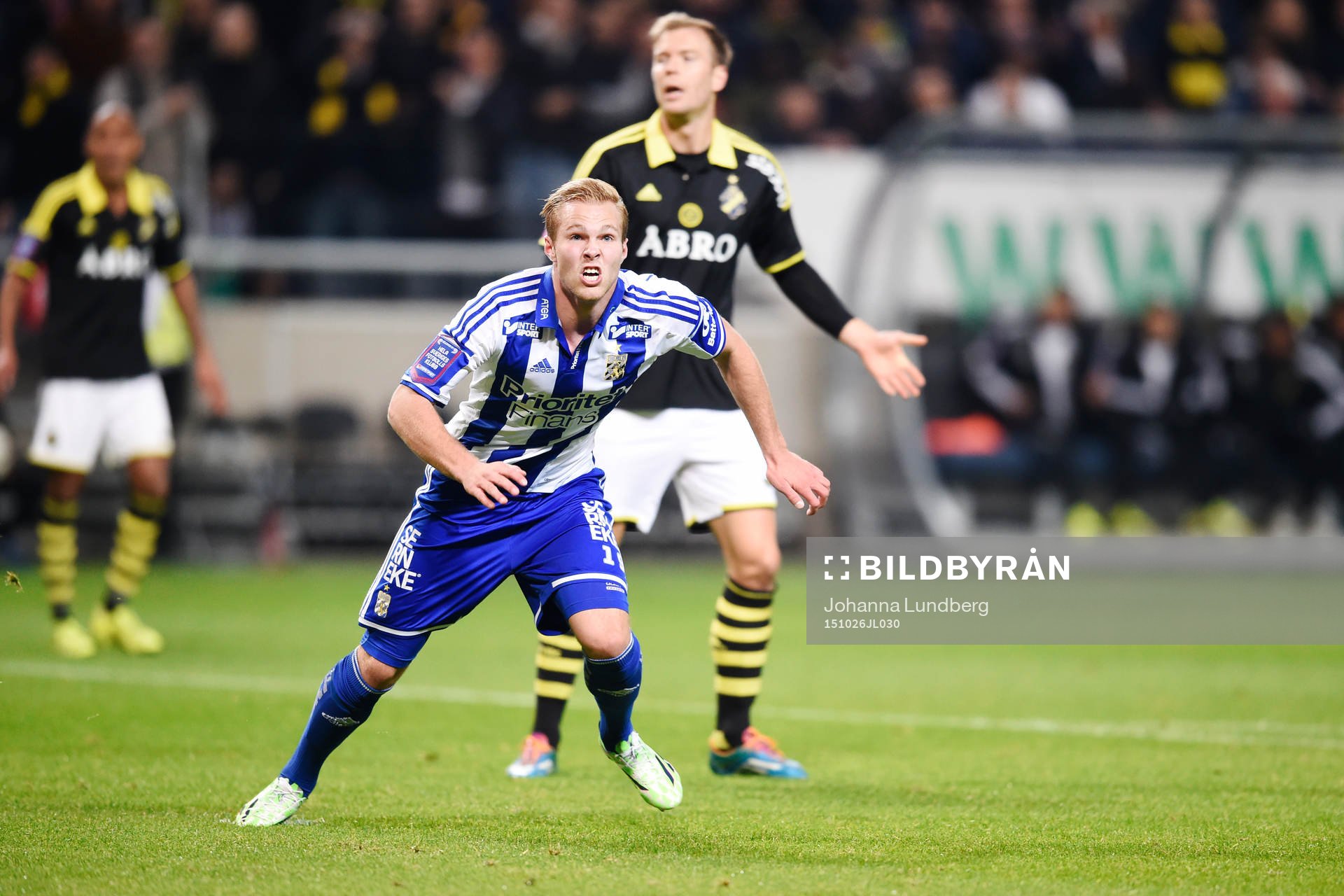 IFK Göteborgs Gustav Engvall jublar