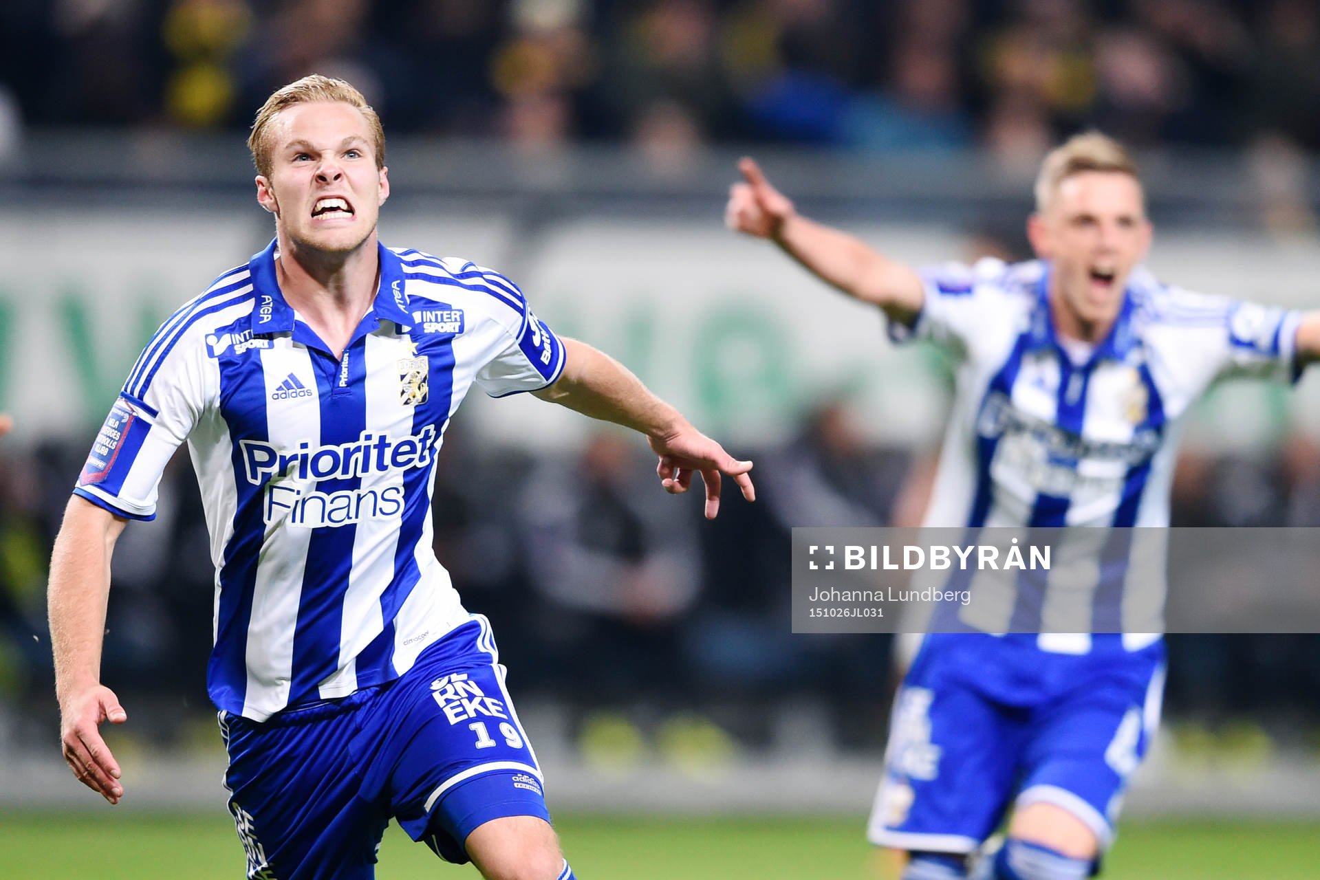 IFK Göteborgs Gustav Engvall jublar