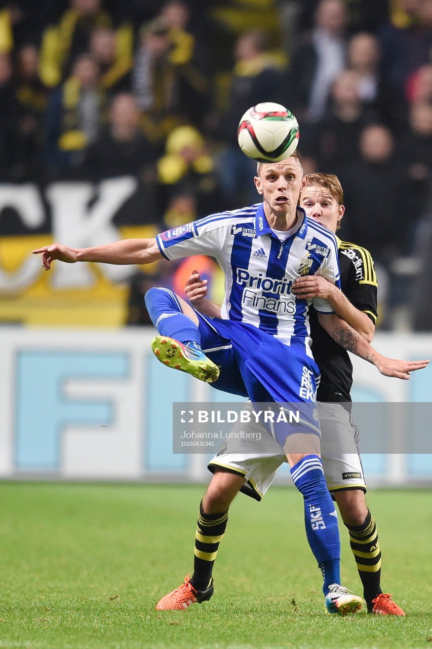 s Johan Blomberg och IFK Göteborgs Sören Rieks
