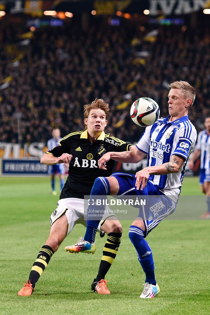 s Johan Blomberg och IFK Göteborgs Sören Rieks