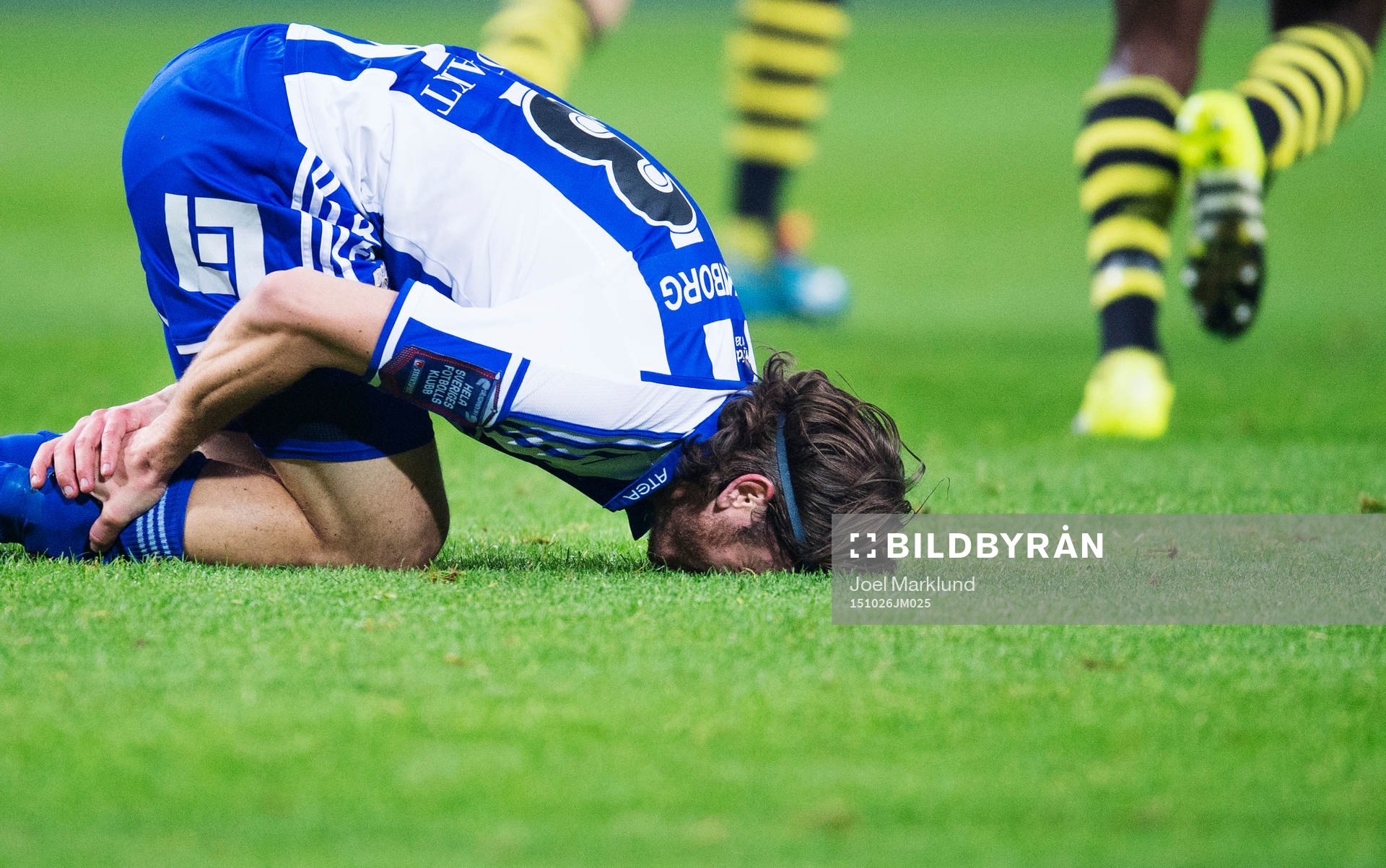 IFK Göteborgs Gustav Svensson har ont