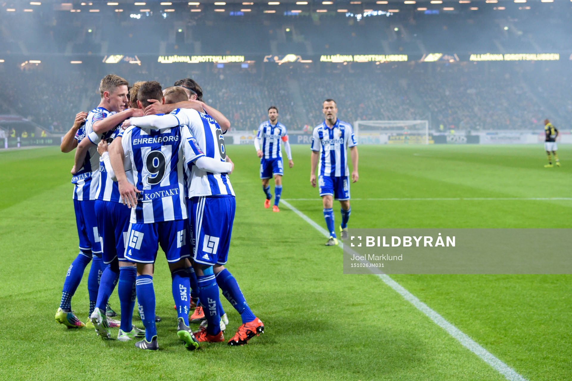 IFK Göteborgs Gustav Engvall firar