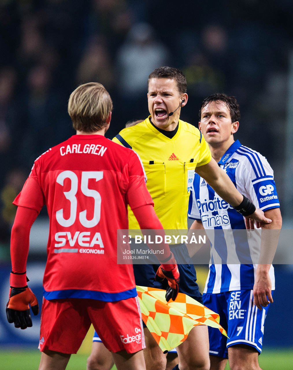 s målvakt Patrik Carlgren och IFK Göteborgs Mads Winther