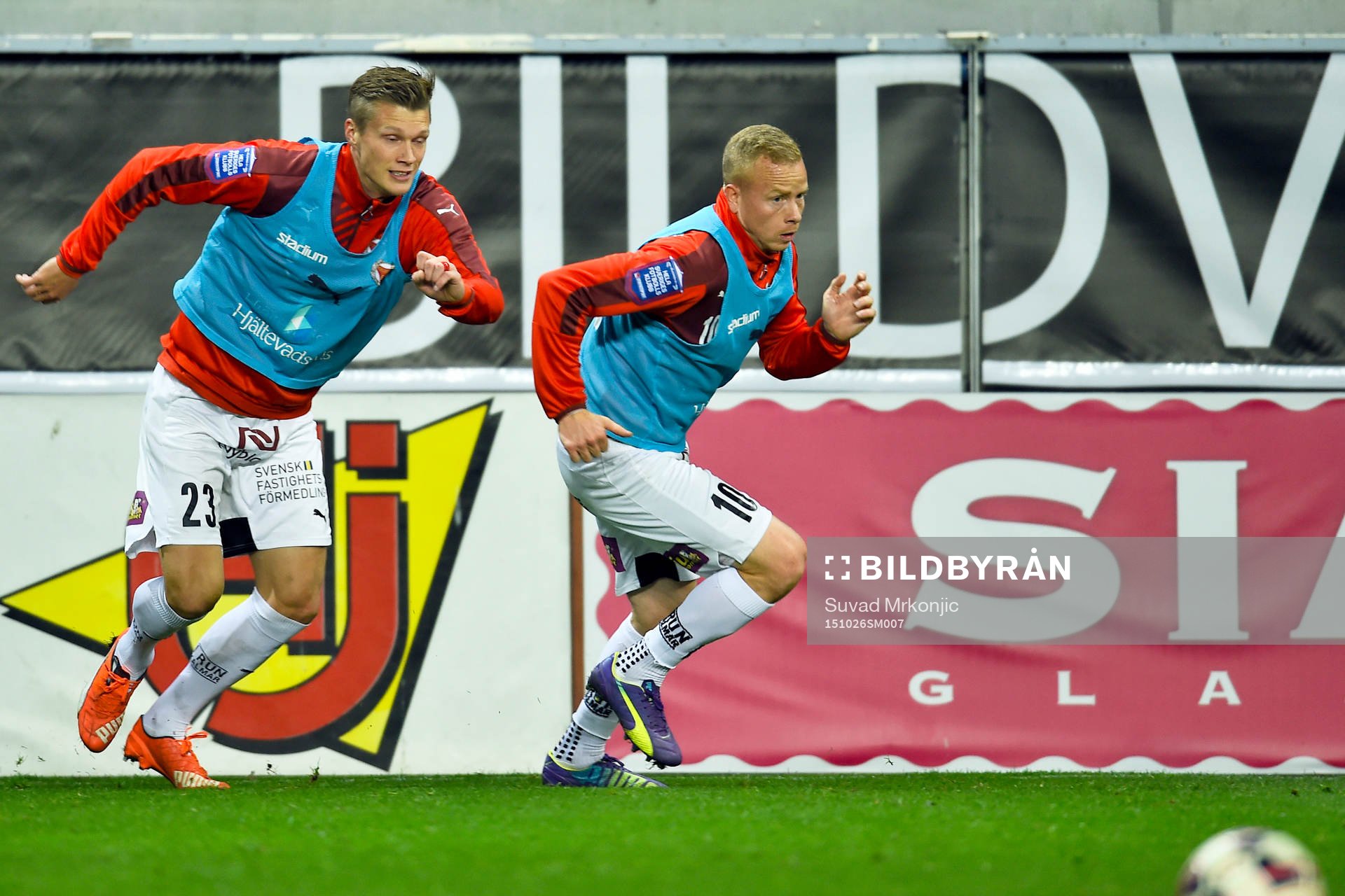 Kalmars Viktor Elm och Tobias Eriksson